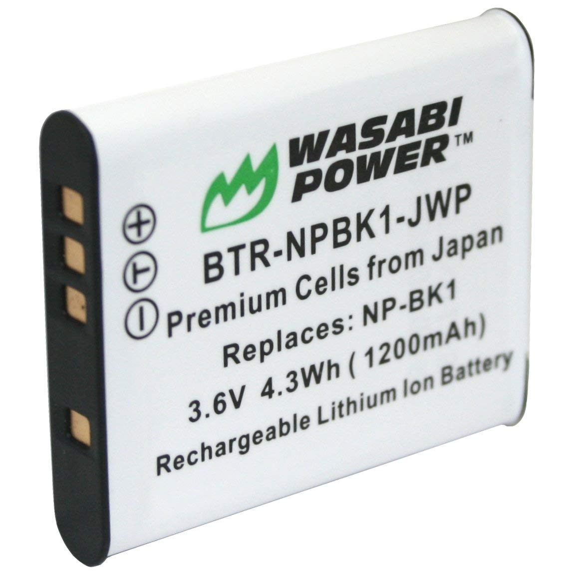 Wasabi Power Battery For Sony Np Bk1 And Sony Bloggie Mhs Cm5, Mhs Pm5, Cyber Shot Dsc S750, Dsc S780, Dsc S950, Dsc S980, Dsc W