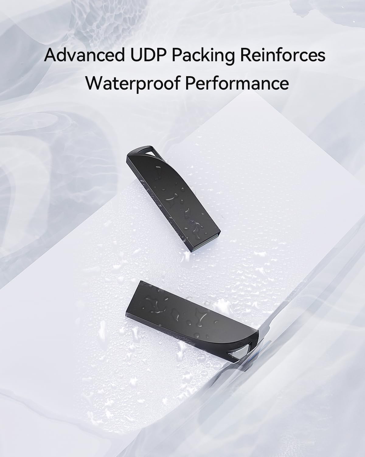 Garmese 16Gb Usb Flash Drive, 5 Pack Waterproof Metal Usb Memory Stick Slim Usb 2.0 Flash Drive, Portable Pen Drive Thumb Drive