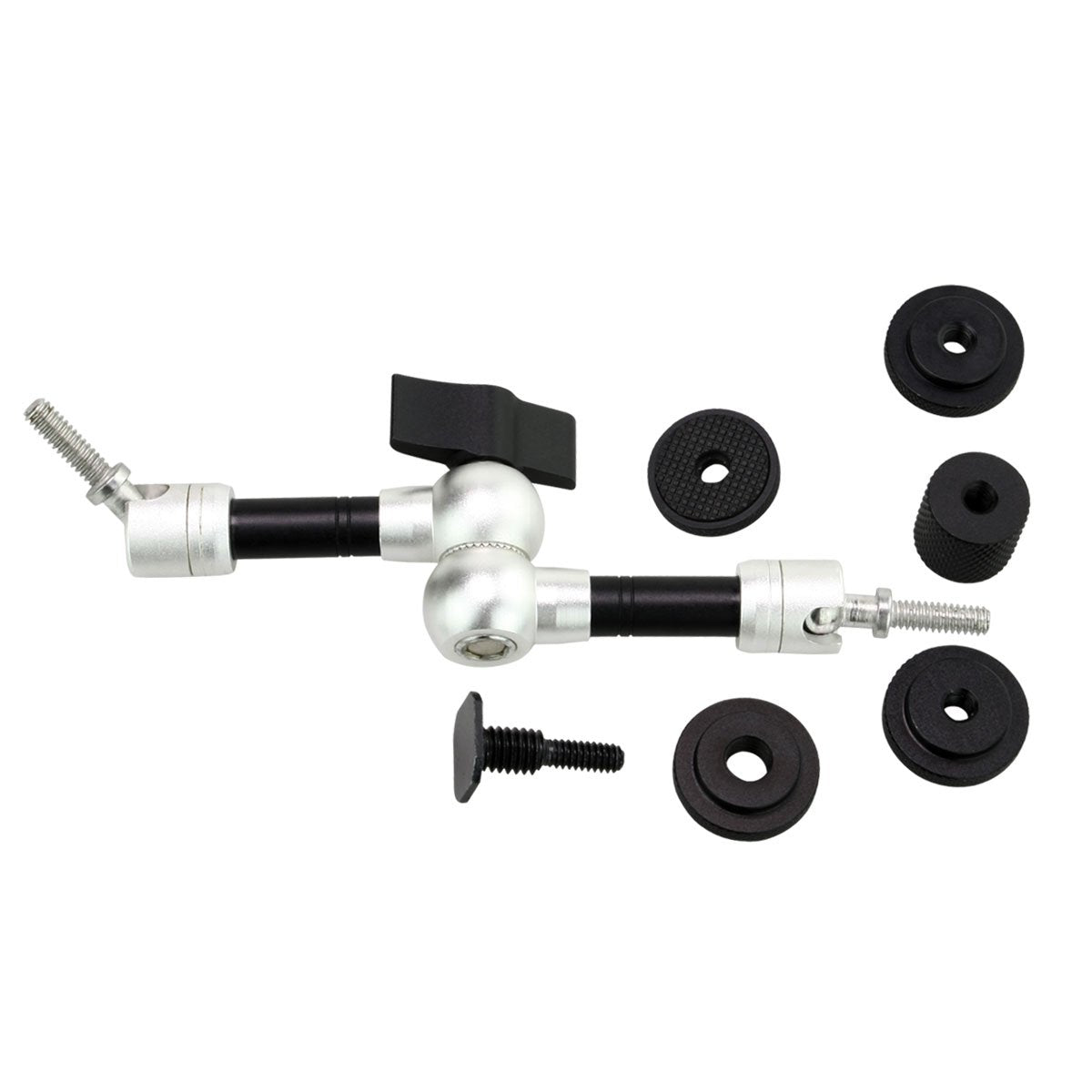 Haoge 7'' Inch Adjustable Friction Articulating Magic Arm For Dslr Rig Camera Lcd Monitor Led Light Flash Lights Microphone Tpca