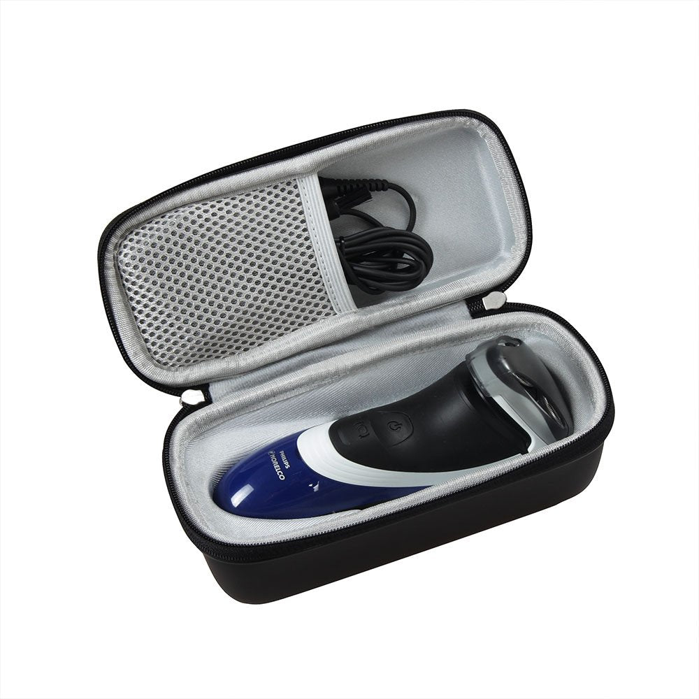 Hermitshell Hard Travel Case For Philips Norelco Electric Shaver 2100 / At830/41Shaver 4500 / S1560/81 6948Xl/41 (Black 1)