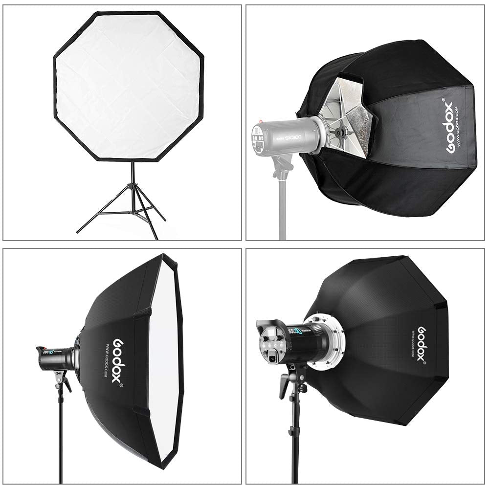 Godox Octagon Umbrella Softbox 120cm Bowens Mount Aluminum