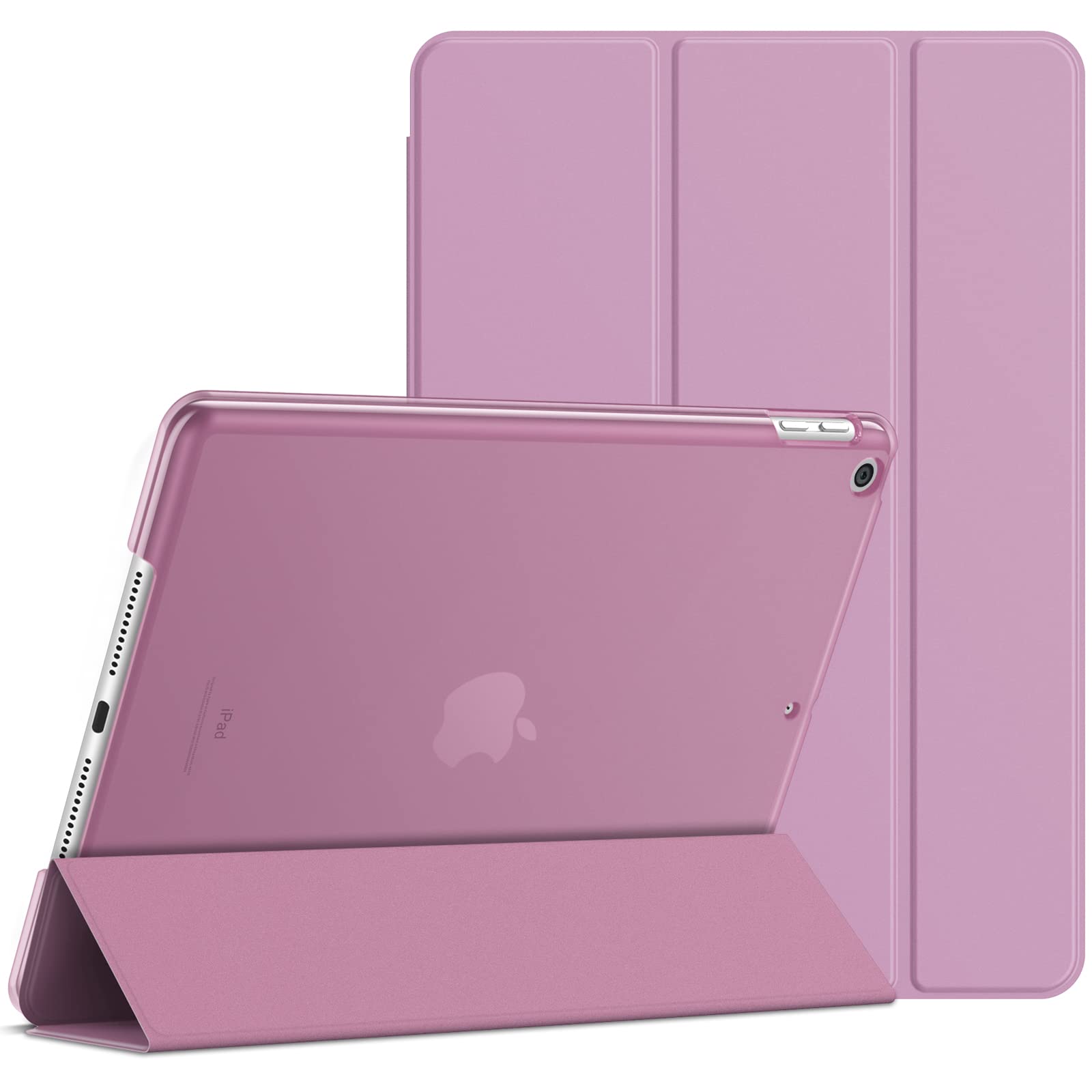 JETech Case for iPad (9.7-Inch, 2018/2017 Model, 6th/5th Generation), Smart Cover Auto Wake/Sleep (Pink)