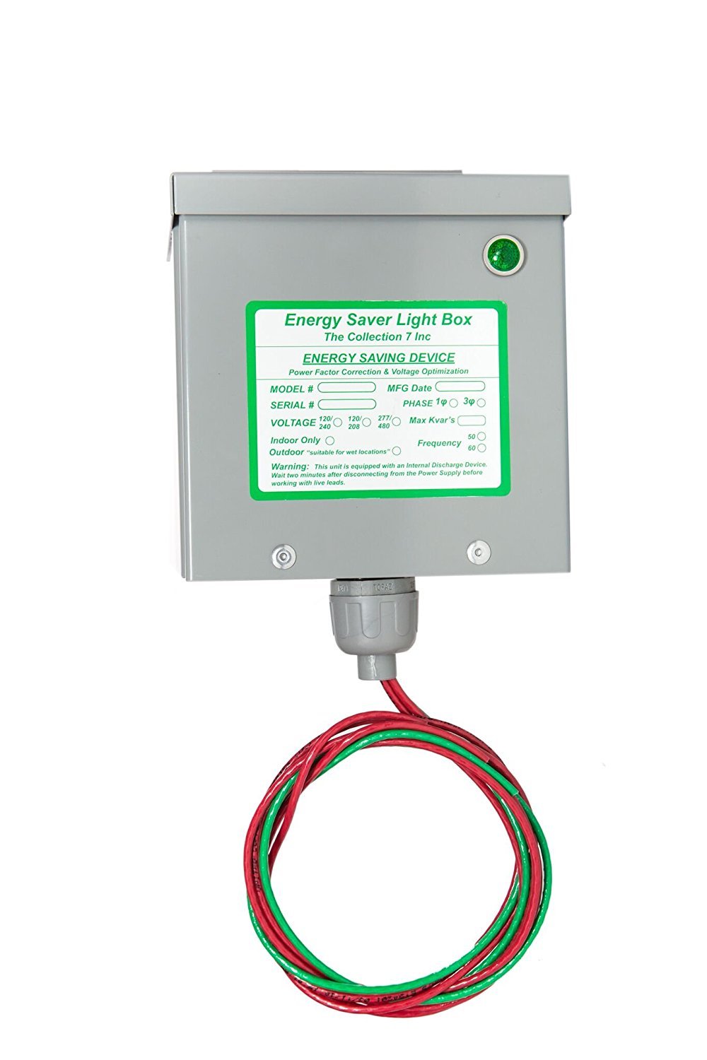 Power Factor Correction Unit 1300 Amp Energy Saver Box Kvar