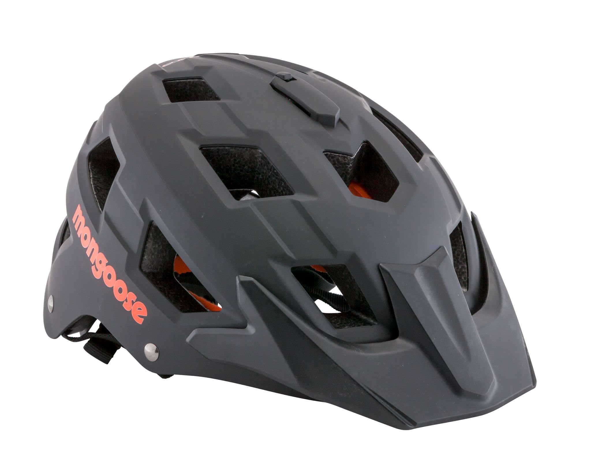 Mongoose Capture Bike Helmet With Go Pro Action Camera Mount For Youth Boys Girls, Ages 8 To 13, Suggested Fit 55 58 Cm, Trail I