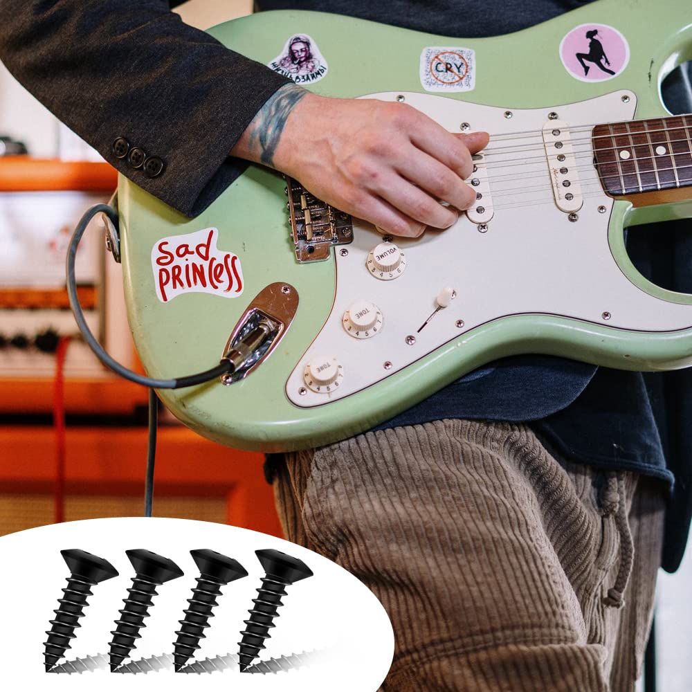 Electric Guitar Bass Pickguard Screws 3Mm Pick Guards Scratch Plate Mounting Screws For Fender Strat St Tele Tl Stratocaster Tel