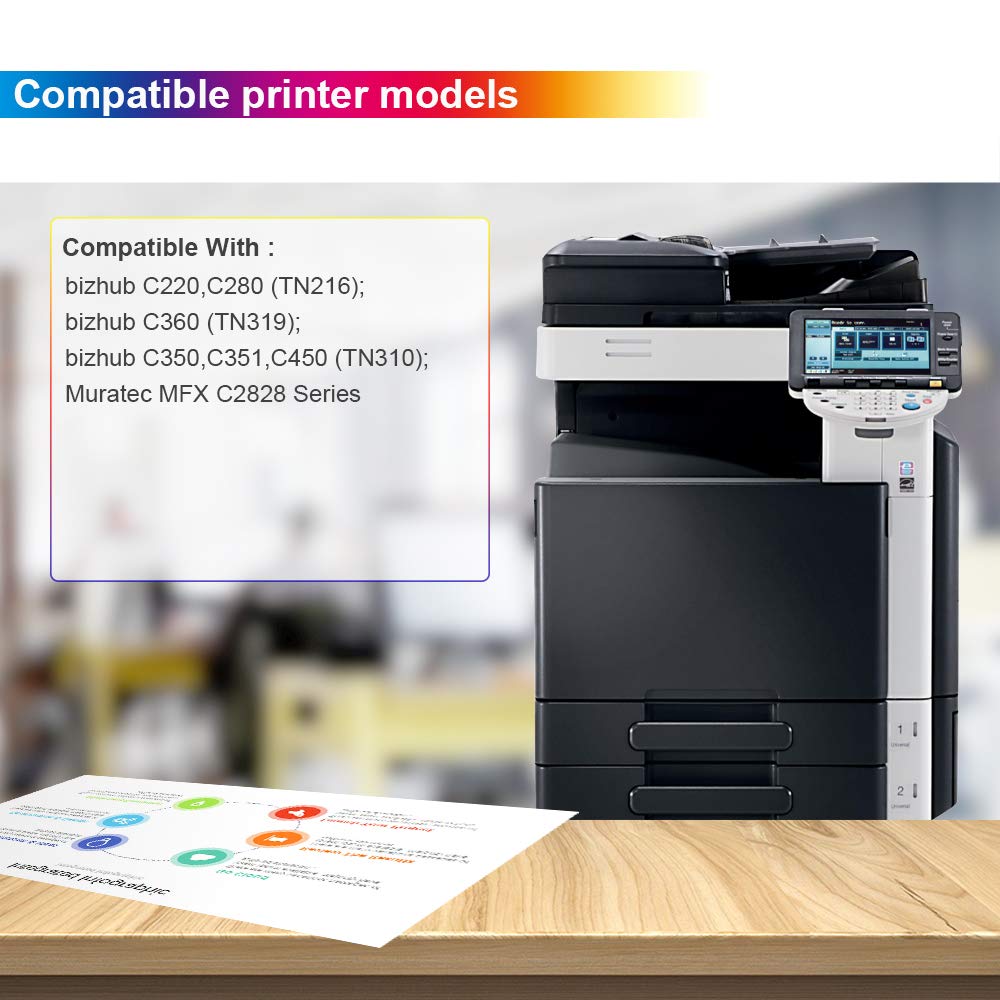 Chenphon Compatible Konica Minota Wx 101(A162Wy1 A162Wya) Waste Toner Container, Use In Bizhub C220 C280 C350 C351 C360 C450 And