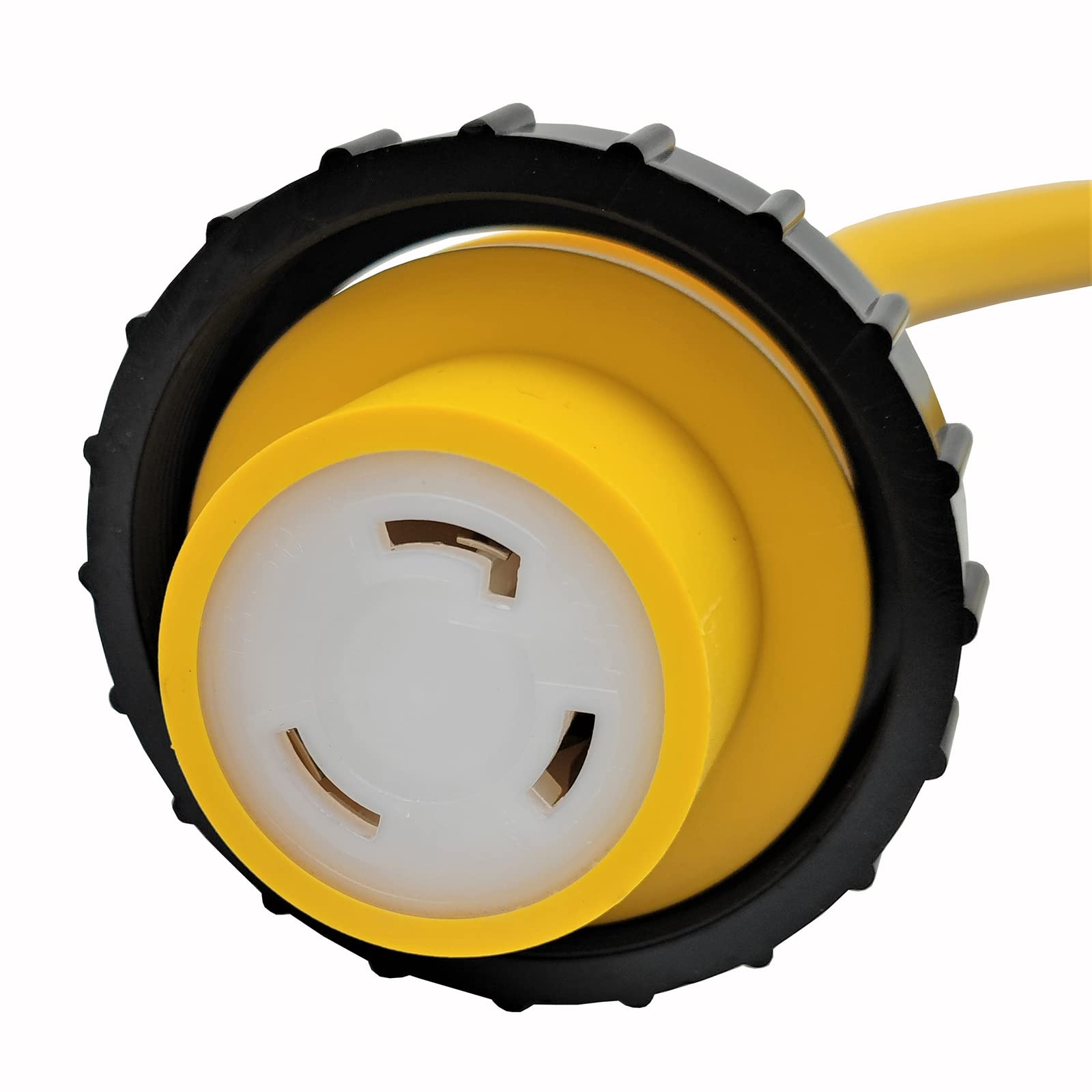 Parkworld 692019 Shore Power Adapter Cord Marine 50A Plug Ss2 50P To L5 30R Rv 30A Receptacle Female (1.5Ft)