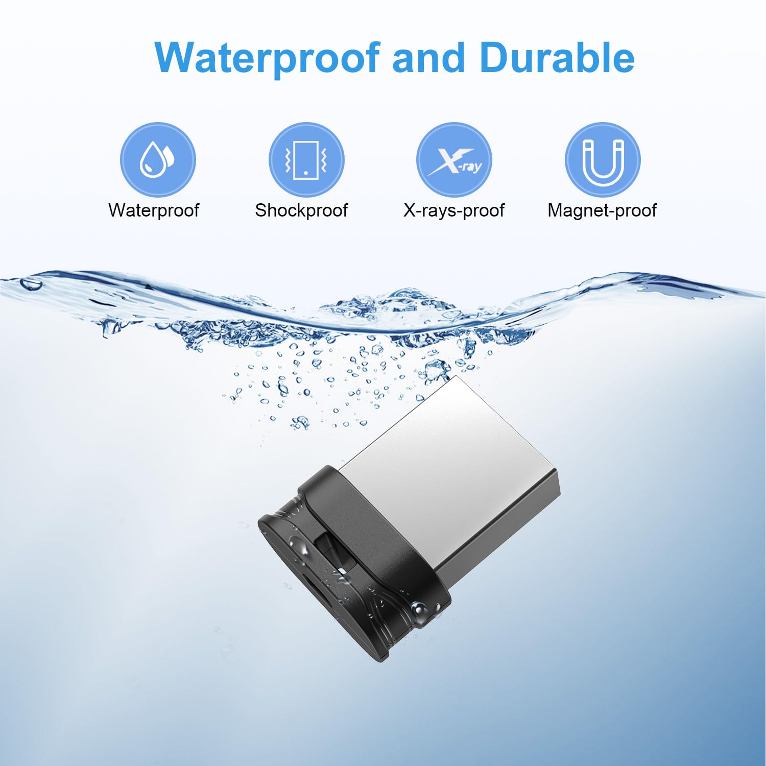 Raoyi 3 Pack 32Gb Usb Flash Drive, Usb 2.0 Mini Fit Memory Stick Ultra Slim Thumb Drive Jump Drive Zip Drive Pen Drive With Lanyard Black