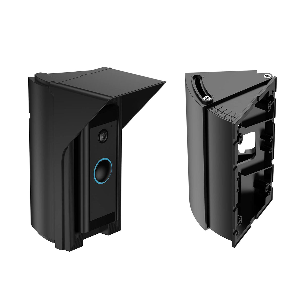 Ayotu Waterproof Adjustable 30 To 60 Degree Angle Mount For Blink Video Doorbell, Nest Doorbell (Wired), Video Doorbell Wired/Pr