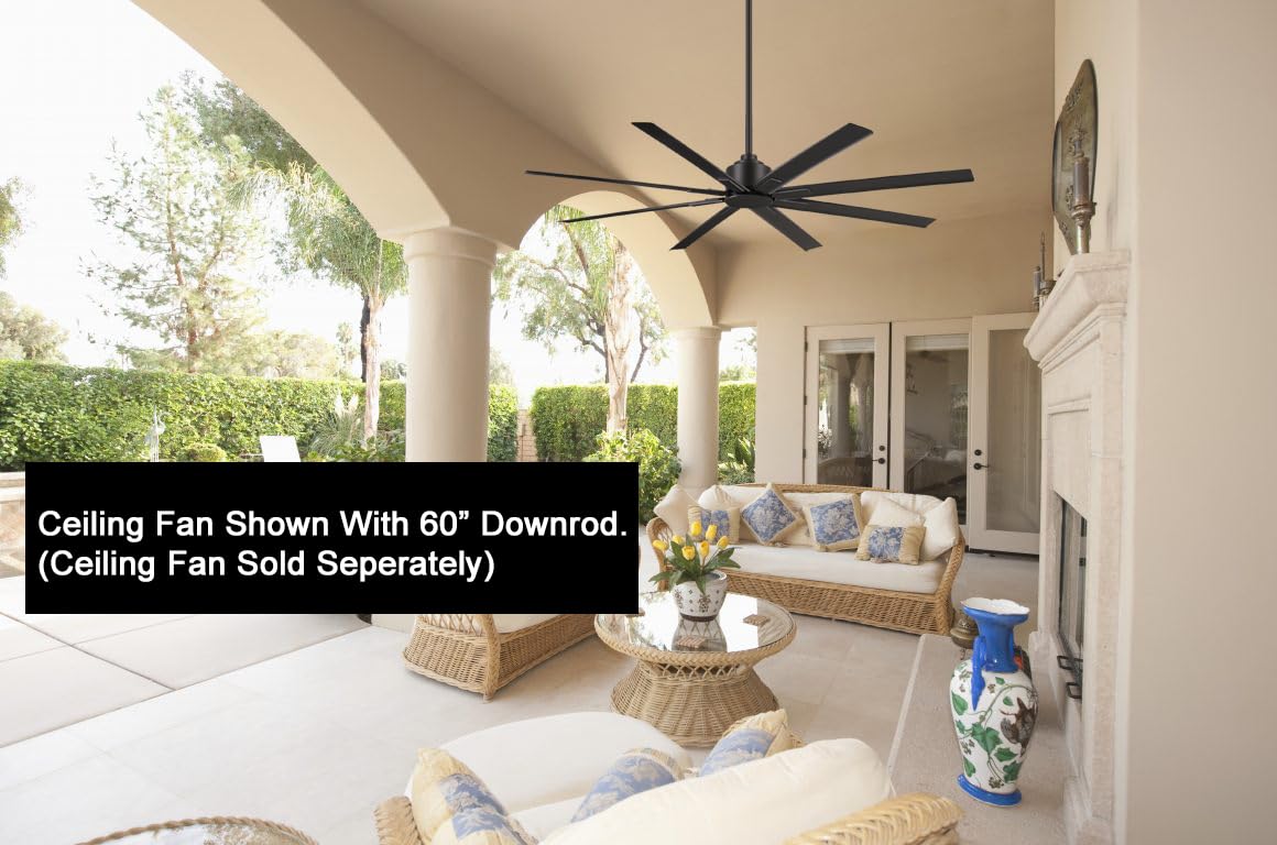 Minka Aire 60 Inch Ceiling Fan Downrod   Coal   Dr560 Cl