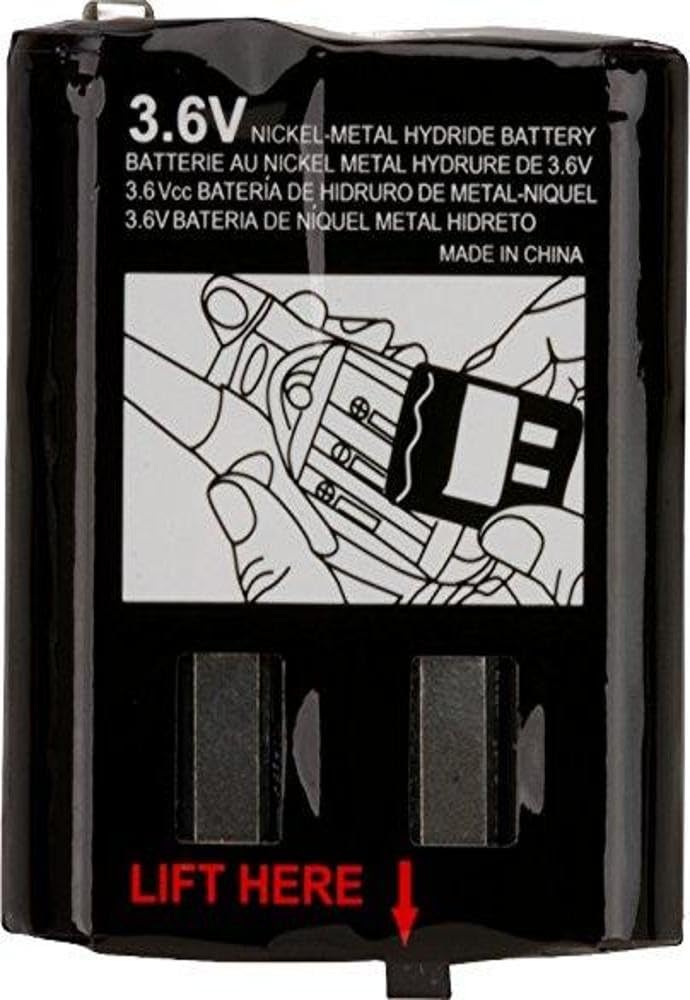Motorola Pmnn4477Br 800Mah 3Xaa Nimh Rechargeable Battery Pack, 1 Count