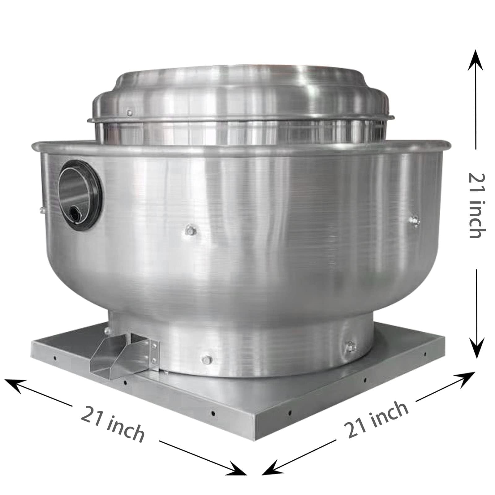 Ficbxra Restaurant Hood Grease Rated Exhaust Fan  Truck Exhaust Fan High Exhaust Fan Speed Direct Drive Centrifugal Upblast Exha