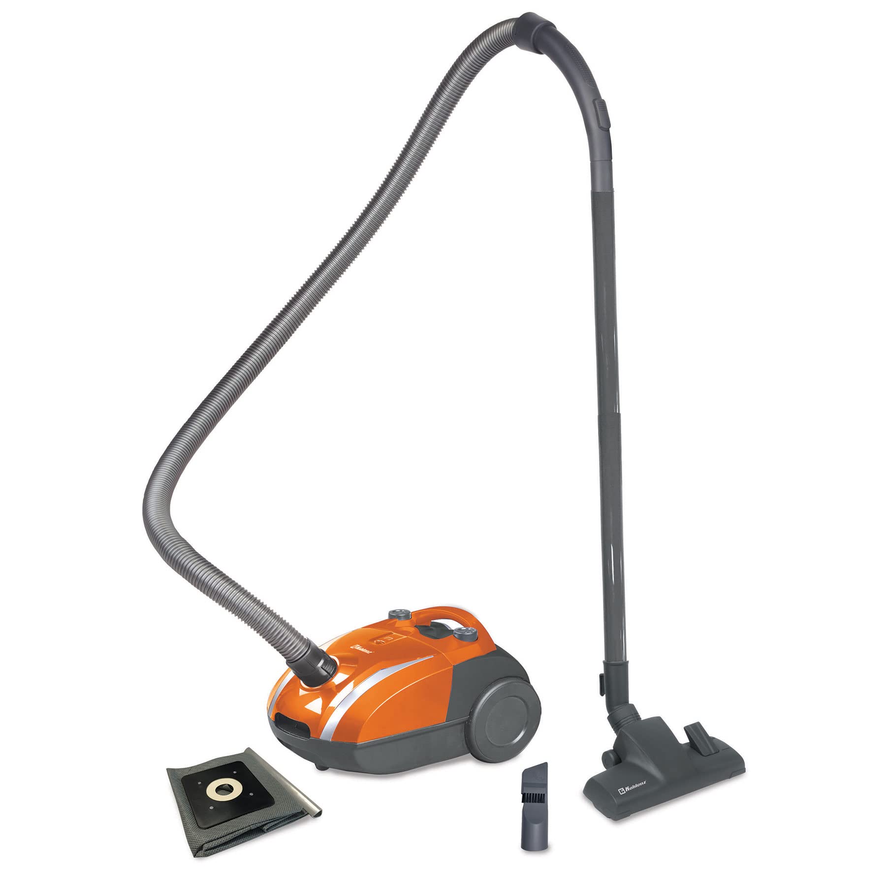 Koblenz Canister Vacuum Cleaner Corded, Orange/Gray