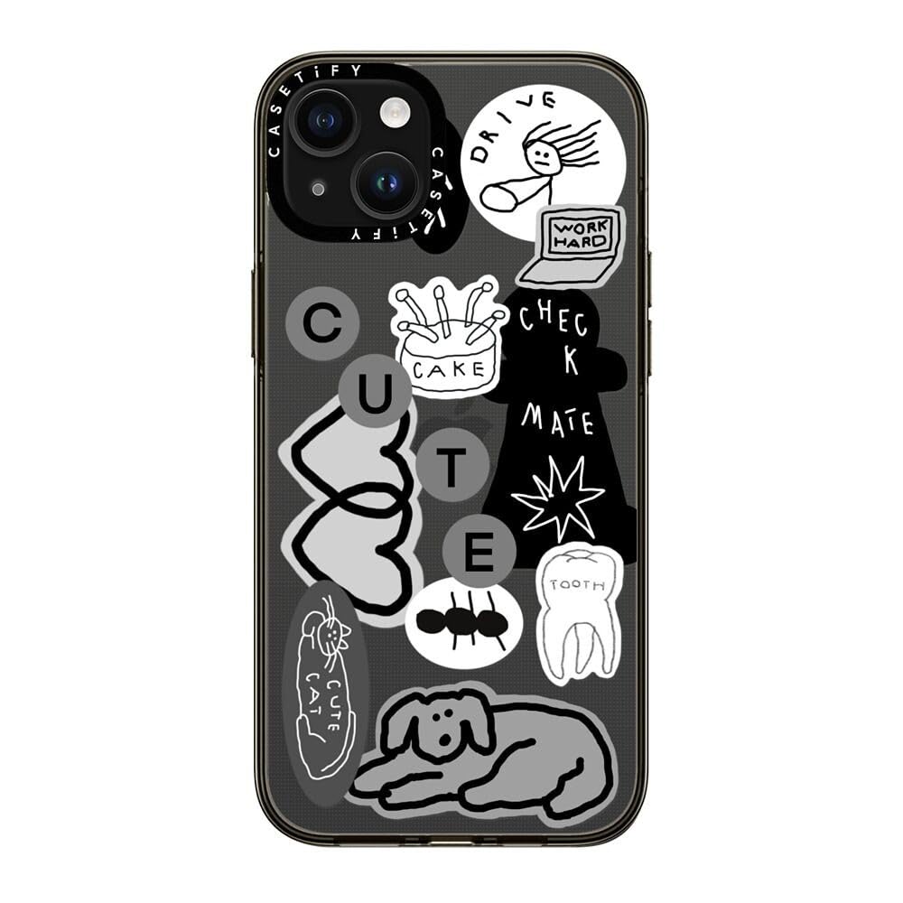 Casetify Compact Iphone 15 Plus Case [2X Military Grade Drop Tested / 4Ft Drop Protection]   Stickers Prints   Inap Sticker 01