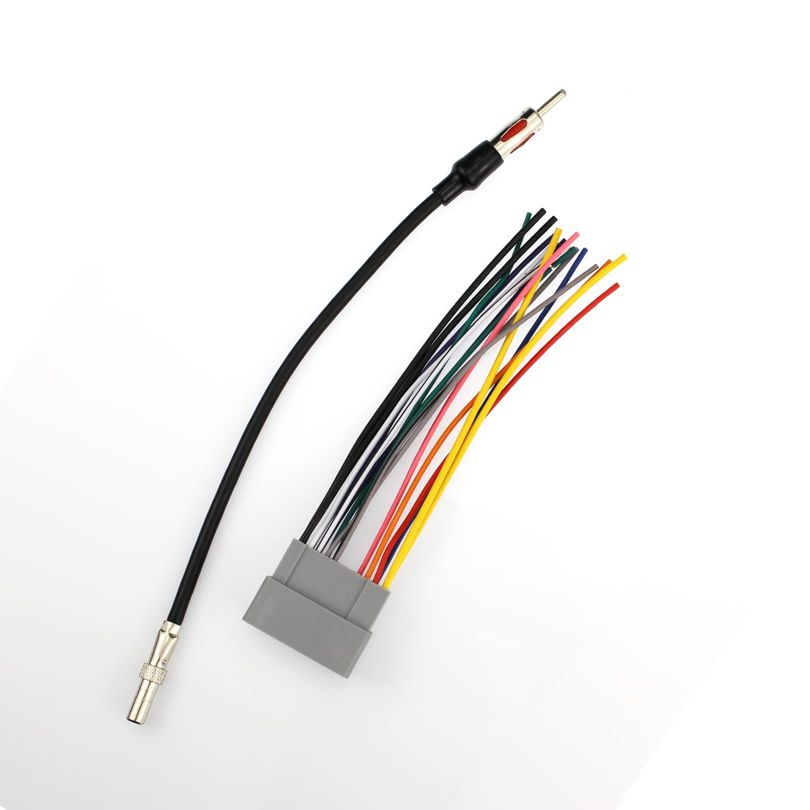 Aftermarket Install Wire Harness W/Antenna Adapter Plug Replacement For Jeep 2003 2007,Dodge Ram 2002 2007, Chrysler 2000 2007