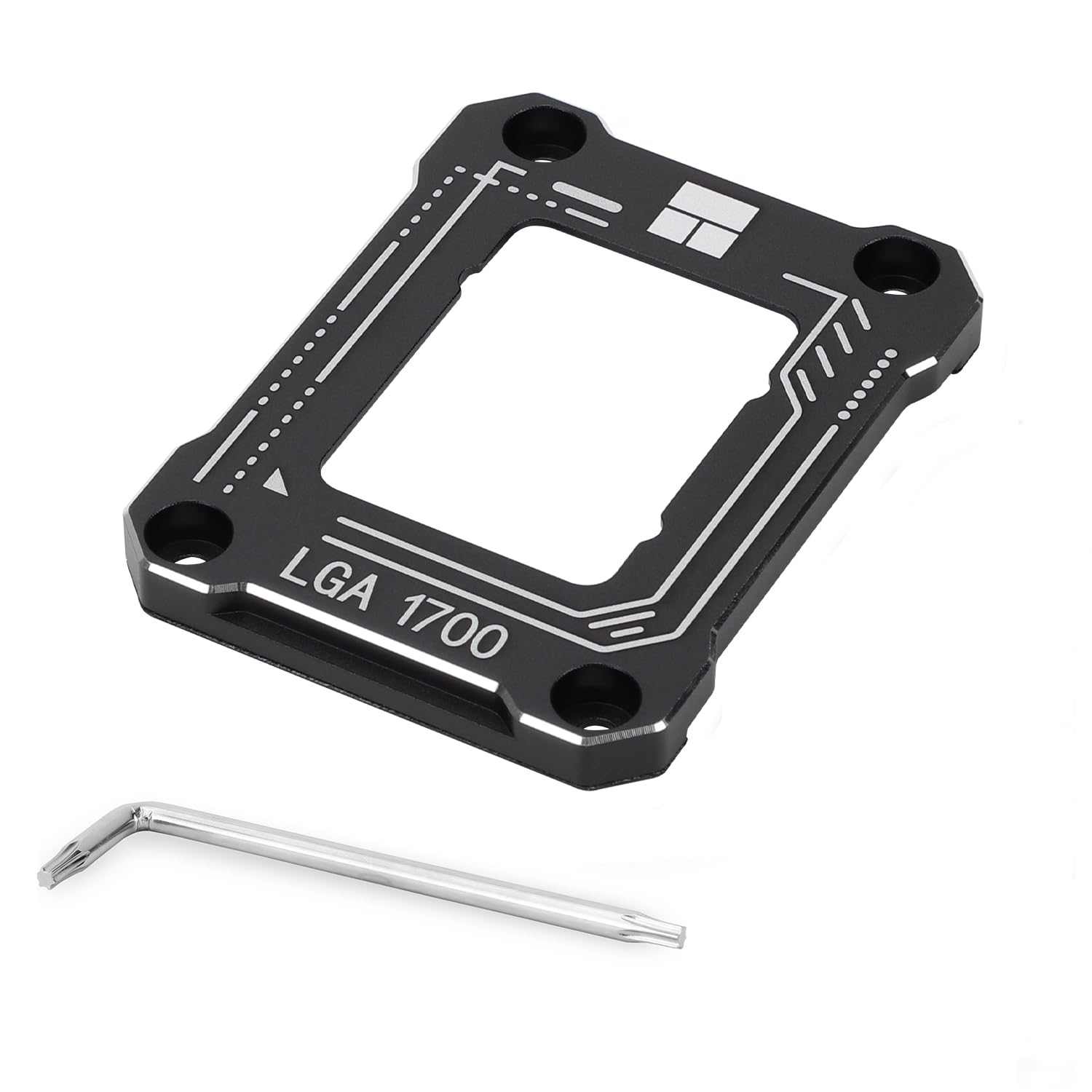 Thermalright LGA1700-BCF Black 12/13/14 Generation Intel Anti-Bending Fastener, Bending Type Pressure Plate, CPU Contact Frame, 