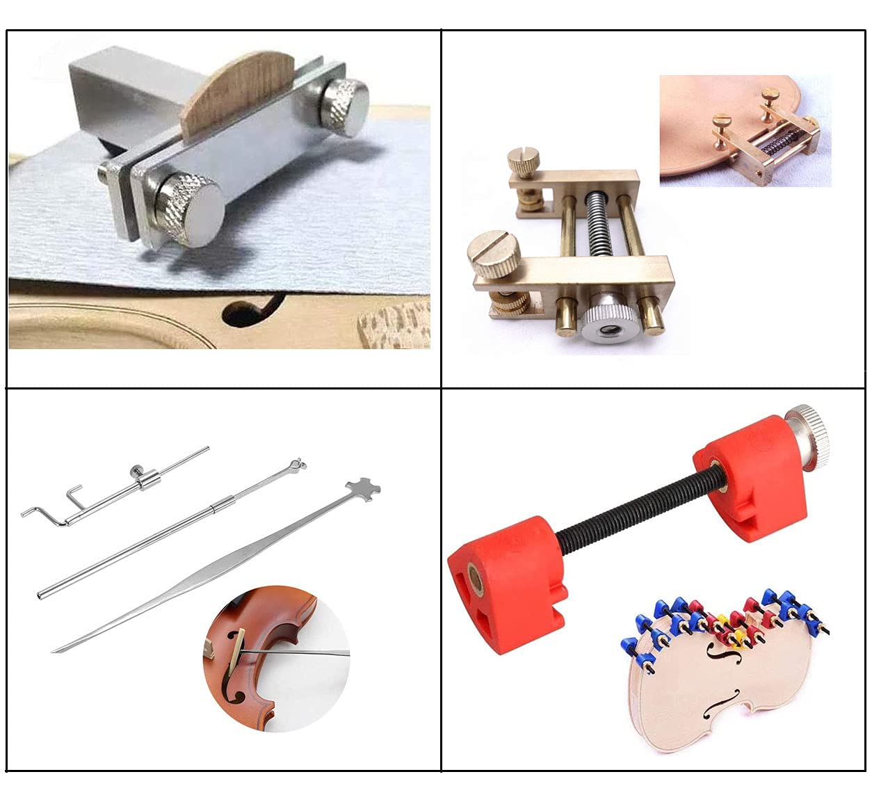 Jiayouy 15 Pieces Violin Repairing Maintenance Tool Kit With Carry Bag Luthier Tools Violin Making Violin Maintenance And Violin