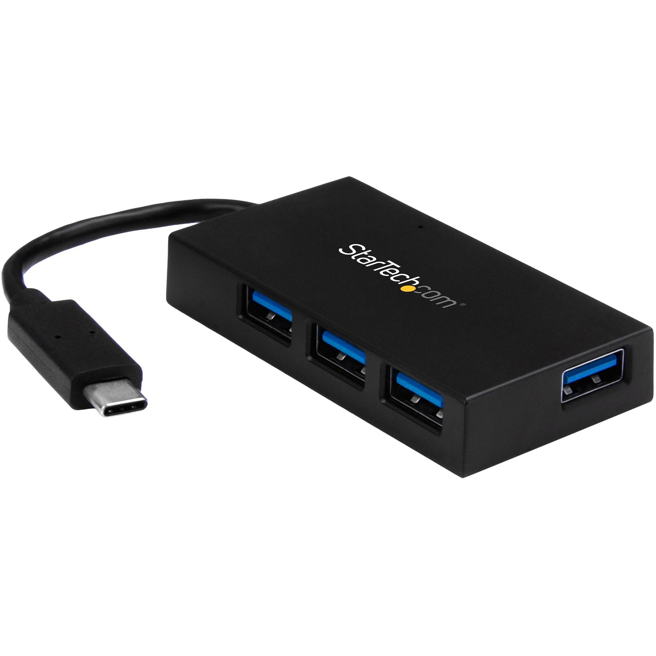 Startech.Com 4 Port Usb C Hub   Usb Type C Hub W/ 4X Usb A Ports (Usb 3.0/3.1 Gen 1 Superspeed 5Gbps)   Usb Bus Or Self Power   