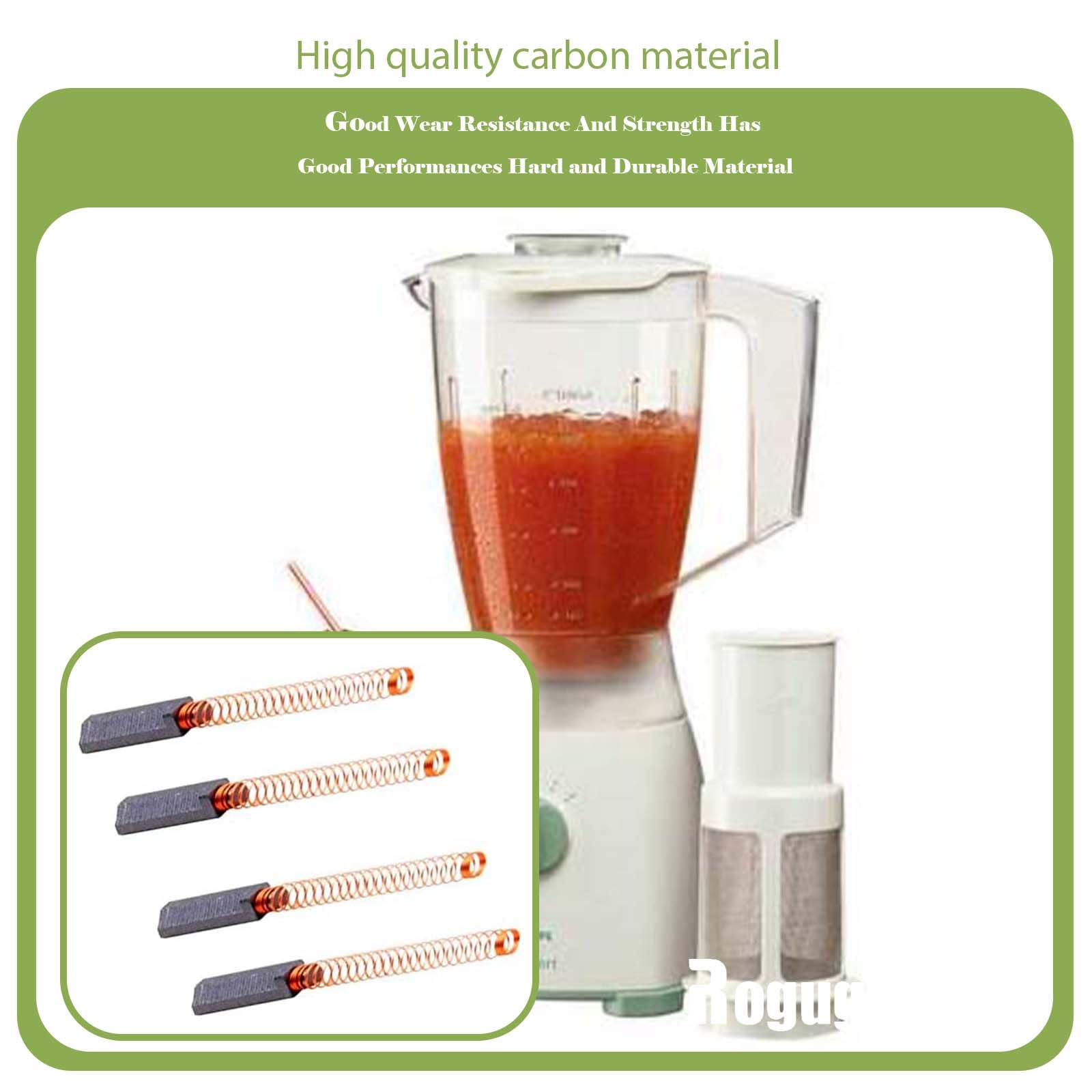 W10380496 W10260958 Carbon Motor Brush For Kitchenaid Mixer Wpw10380496Vp Ps3495098 (4 Pack)