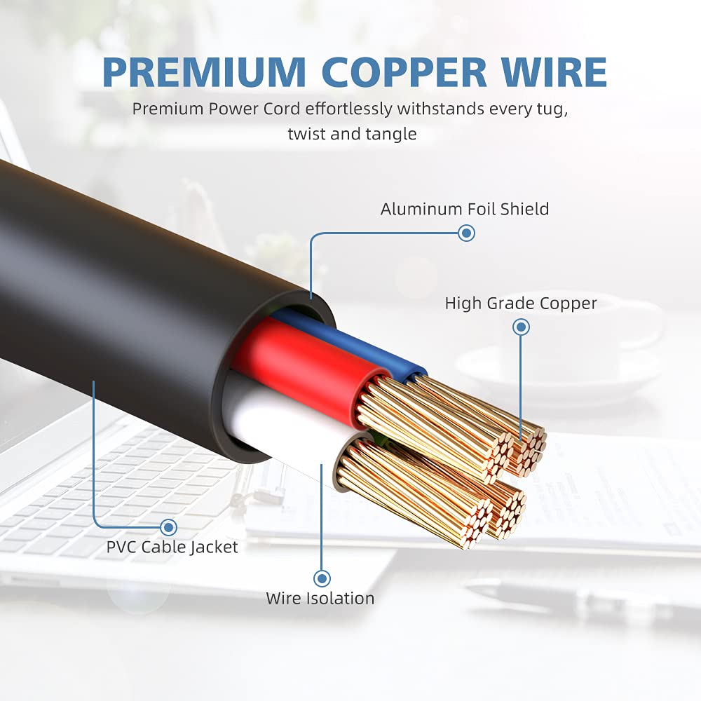 Powseed 65W Universal Laptop Charger For Dell Hp Asus Acer Samsung Toshiba Lenovo Ibm Sony Gateway Notebook Ultrabook Chromebook, Dc Output 15V 16V 18.5V 19V 19.5V 20V Power Adapter Supply Cord 65W