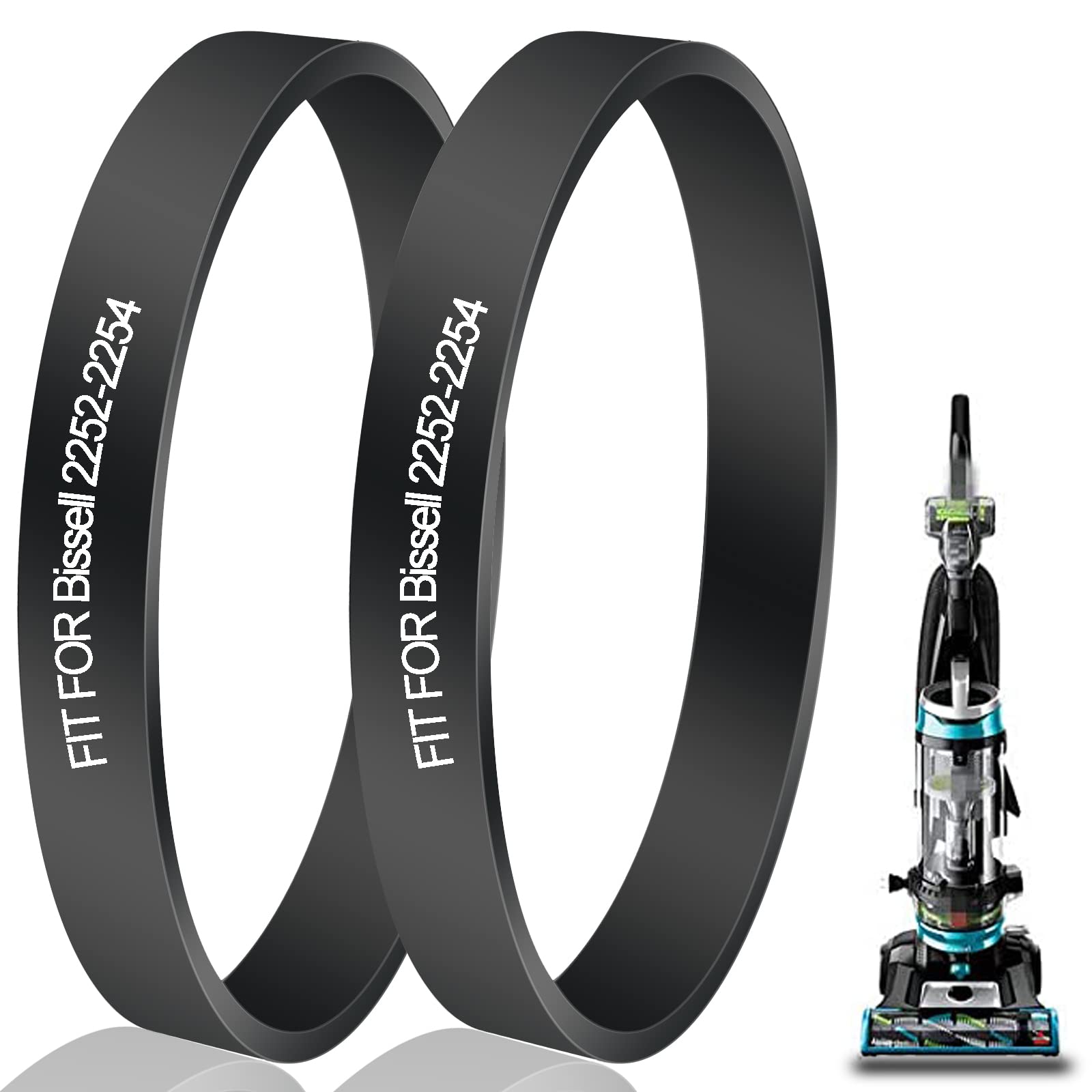 Vacuum Belt Replacement for Bissell Cleanview Swivel Pet Upright Bagless/Powerlifter Vacuum Cleaner, fits Model: 2252, 2254, 225