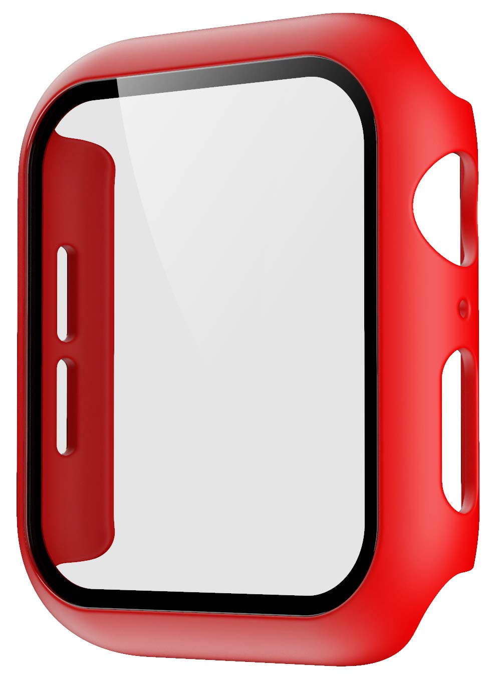 Pokanic Compatible With Apple Watch 7 8 Series Iwatch 9H Tempered Glass Case Full Body Screen Protector Cover Wireless Charge Li