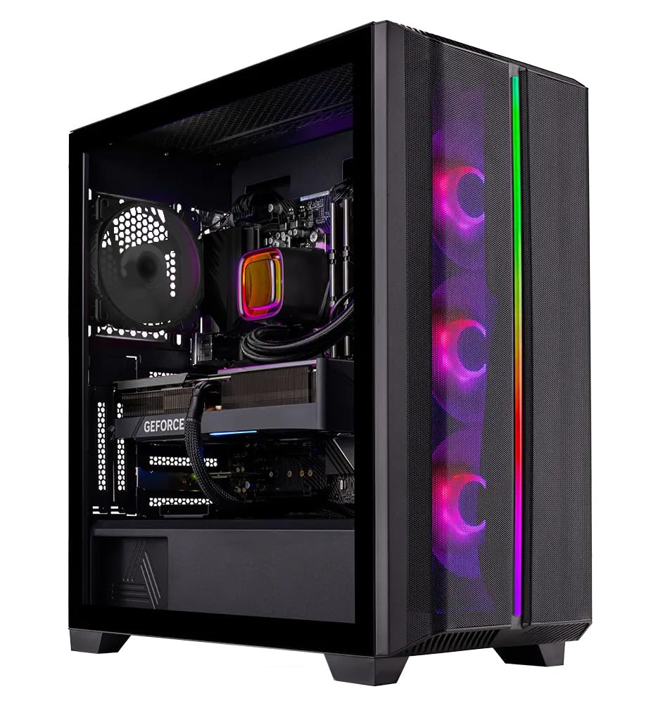 Skytech Gaming Siege Gaming Pc Desktop   Intel Core I7 13700F 2.1 Ghz, Nvidia Rtx 4060 Ti, 1Tb Nvme Ssd, 32Gb Ddr5 Ram Rgb, 650W