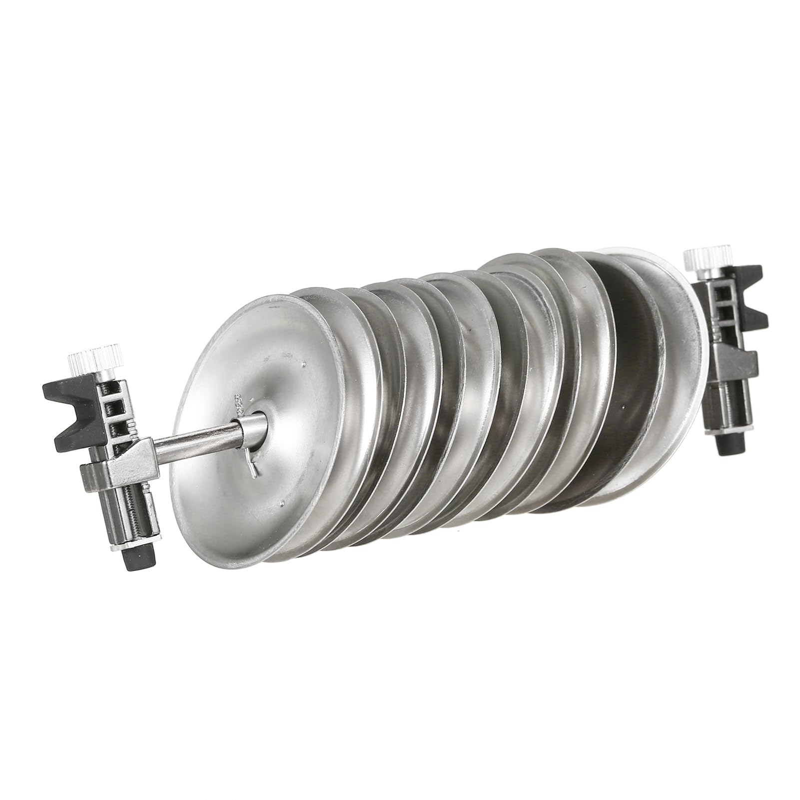 summina 10Bell Guitar Soundhole Tambourines Guitar Playing and Accompaniment Ring Bell Stainless Steel Jingles for 36/38 Inches