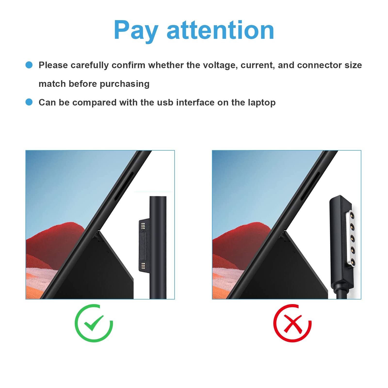 Surface Book 2 Charger,102W Power Supply For Microsoft Surface Book 2,Surface Laptop Surface Pro X Pro 7 Pro 6 Pro 5 Surface Pro