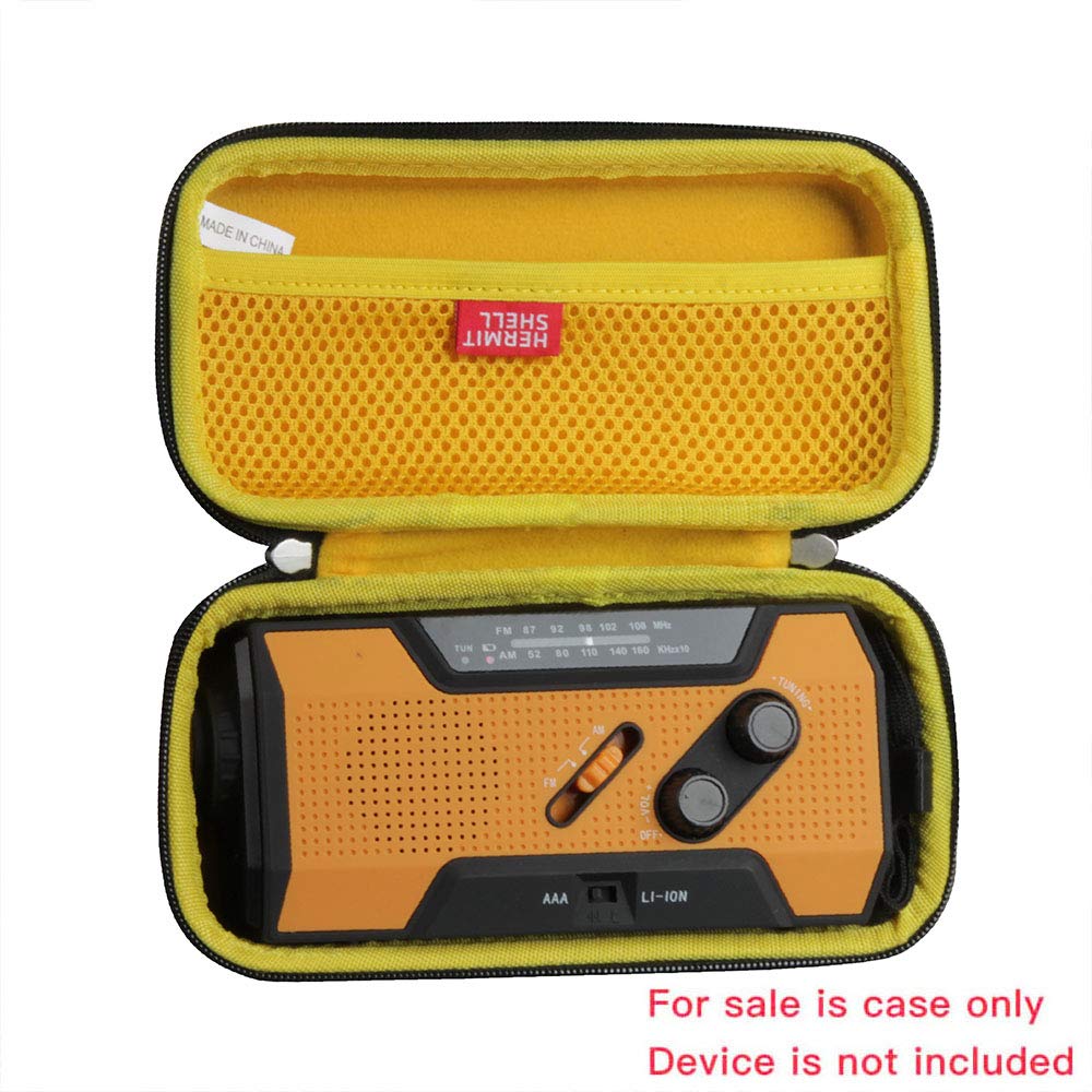 Hermitshell Hard Travel Case For Fospower/Runningsnail Emergency Solar Hand Crank Portable Radio