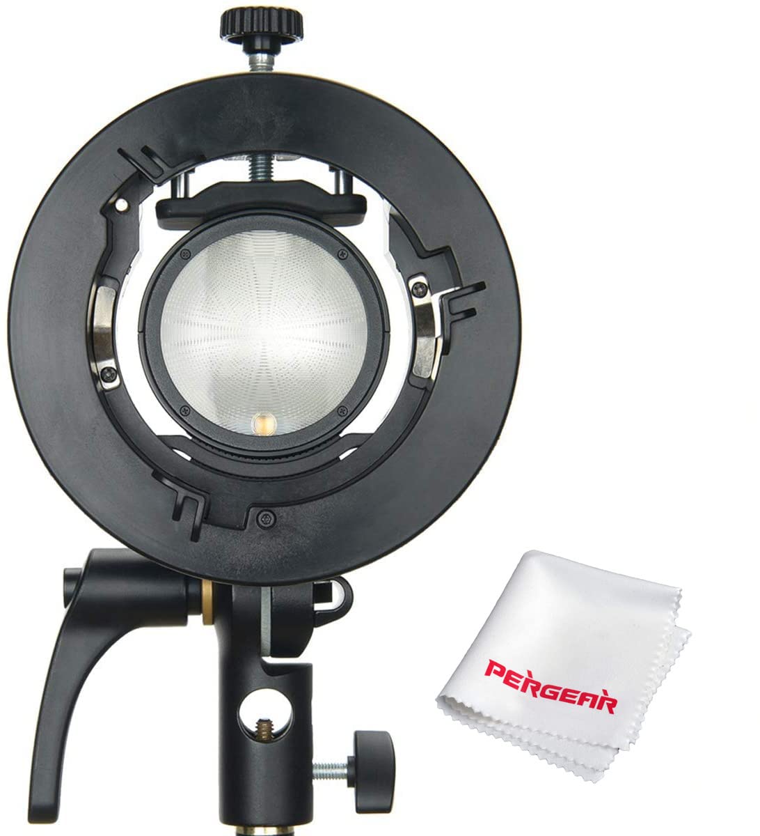 Godox S2 Speedlite S-Type Bracket Bowens Mount Flash Holder for Godox V1 AD200Pro AD400Pro AD200 and Other Flashes, Precise Tilt