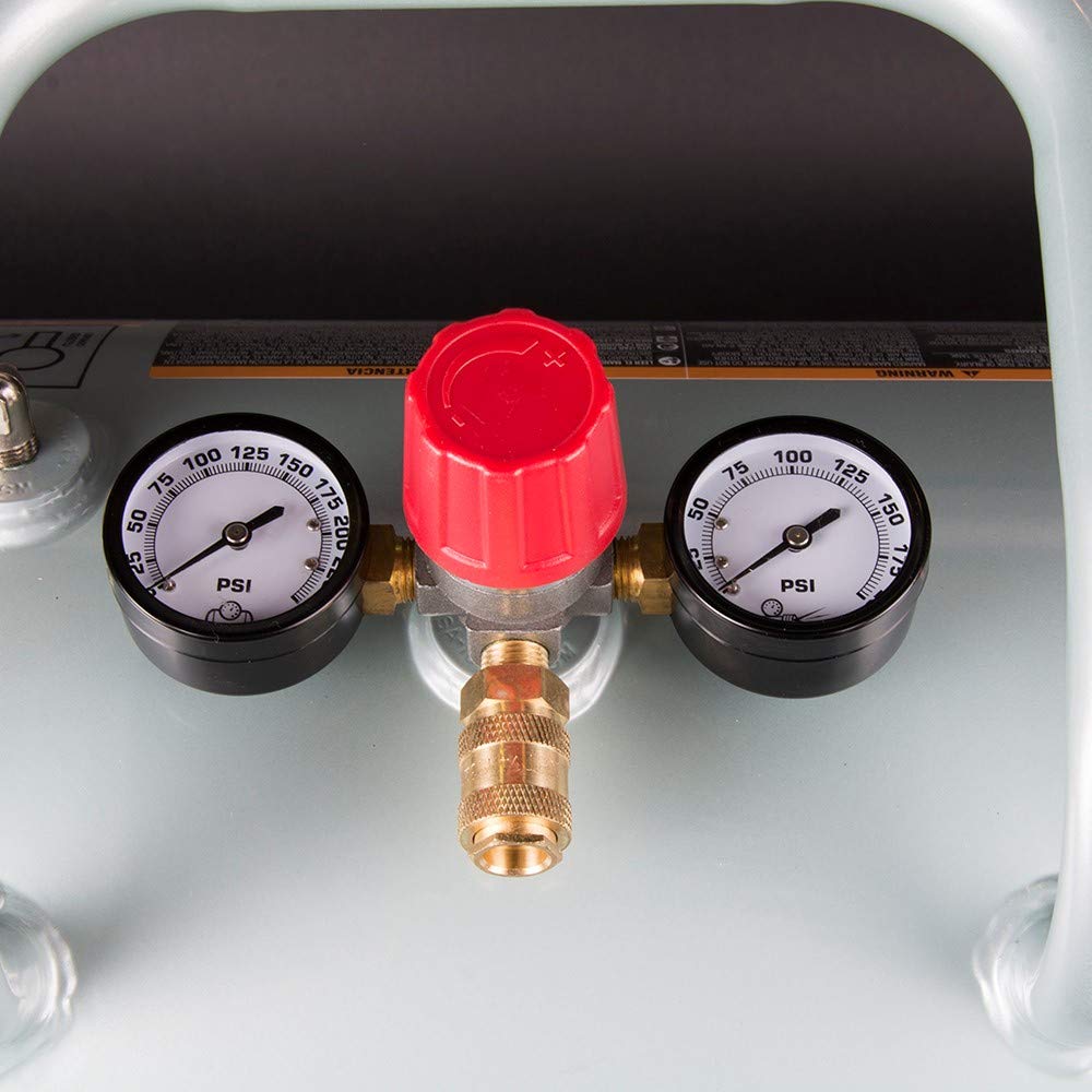 Metabo Hpt Reserve Air Tank | Five Quick Connect Couplers | 10 Gallon Capacity | Asme Certified | Ua3810Ab