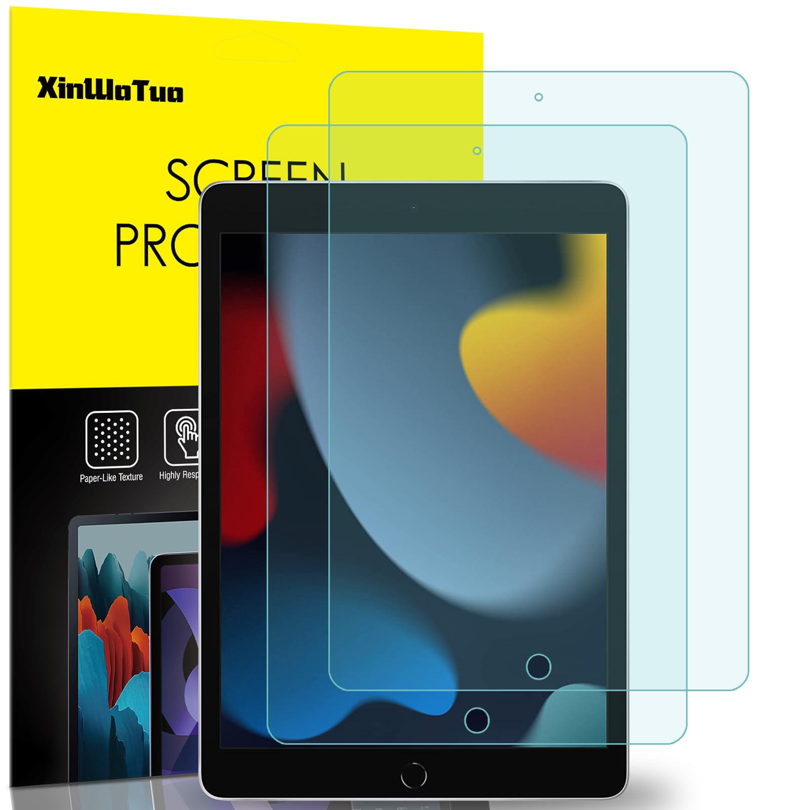 ?2 Pack? Ipad 10.2 Inch Tablet Blue Light Blocking Frosted Screen Protector (2021/2020/2019, 9Th Generation/8Th Generation/7Th G