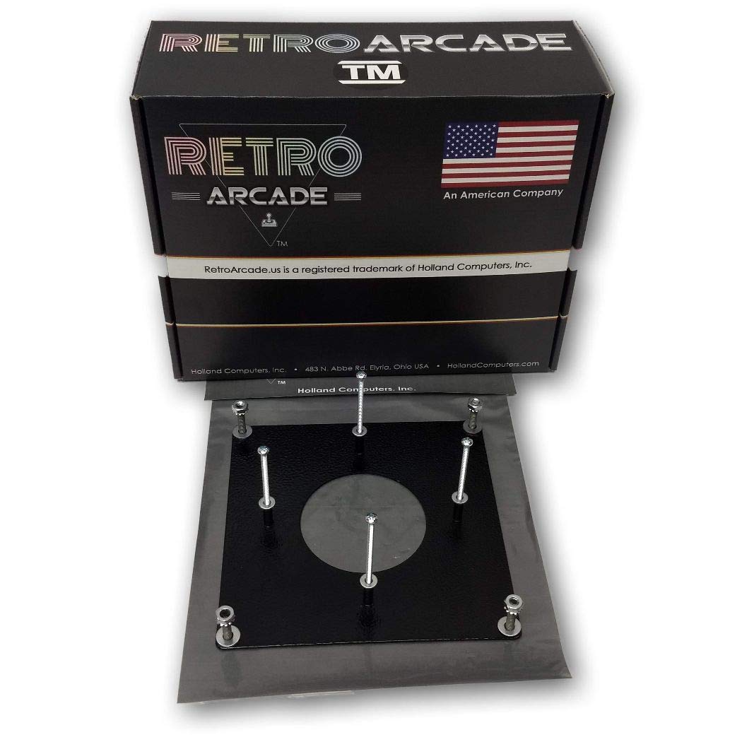 Arcade Game 3 Inch Trackball Metal Mounting Kit, Works With Ra Track Ball