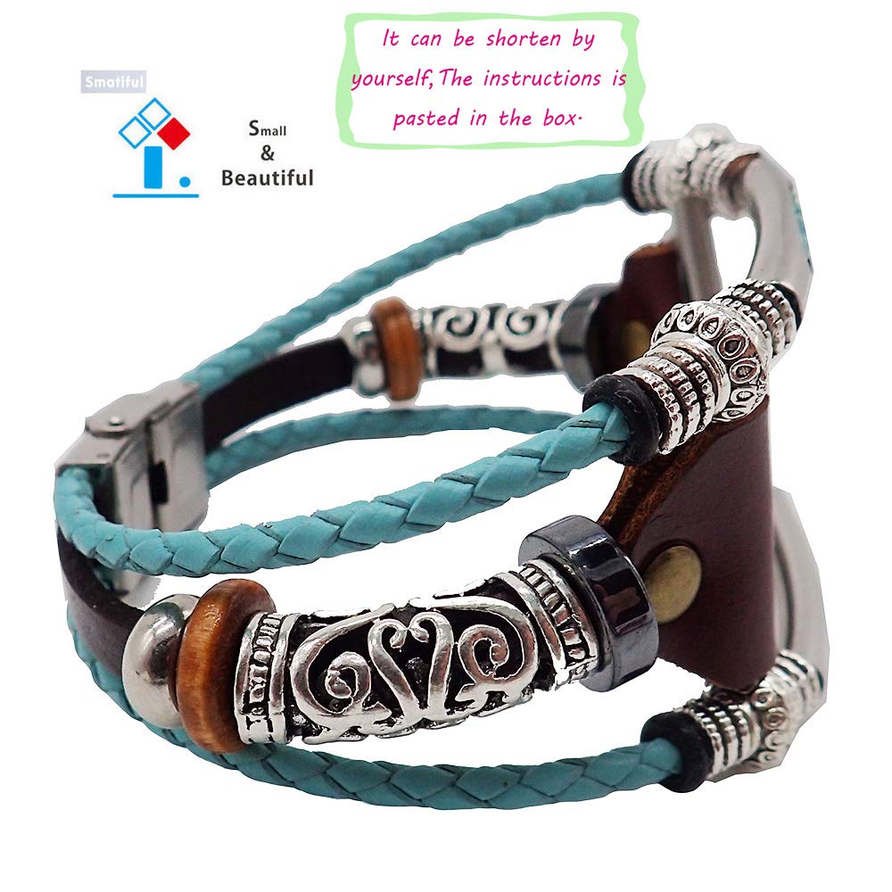 Smatiful Bands For Women, Adjustable Replacement Strap Band For Apple Watch 38Mm & 40Mm, Turquoise (Teal Green)