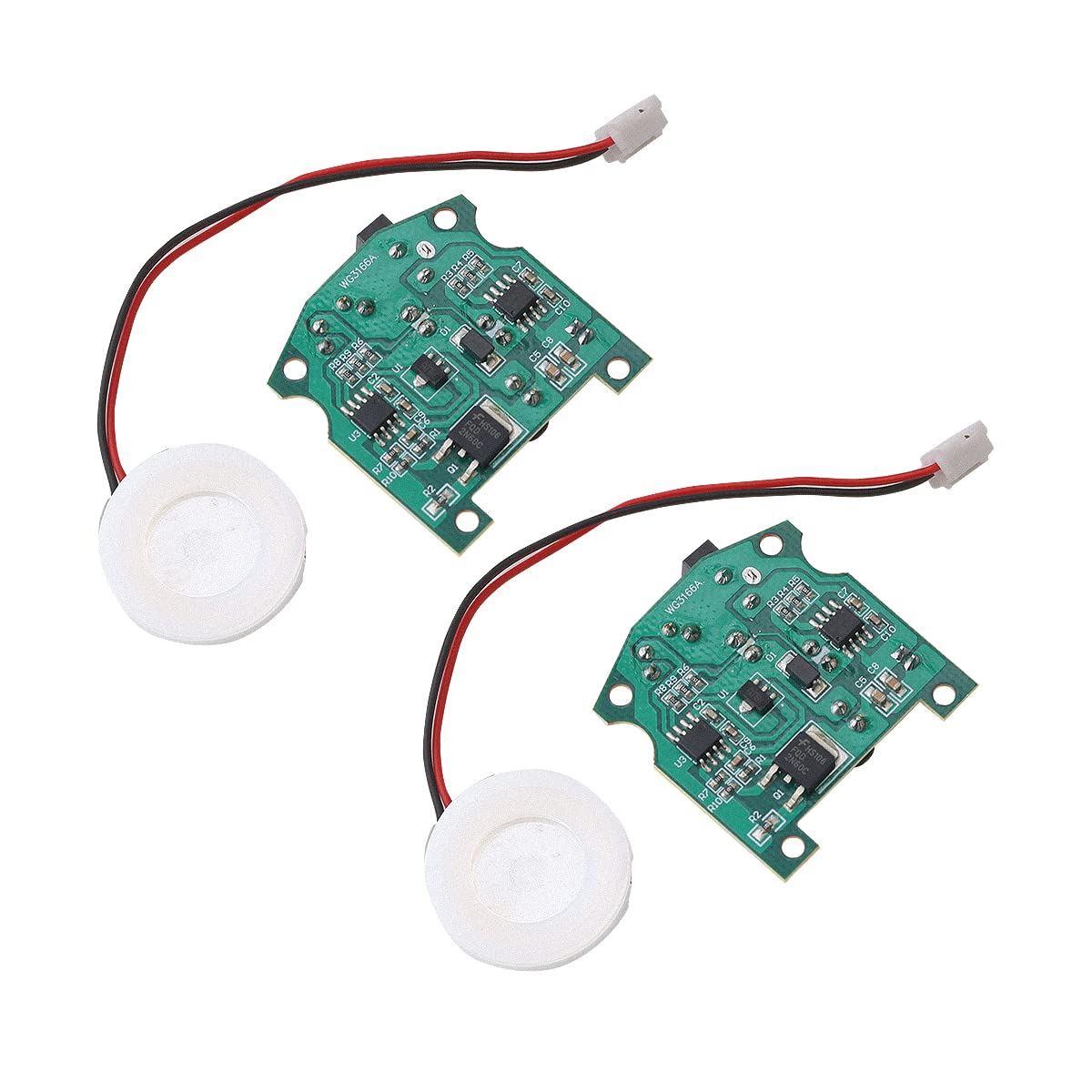 Ocestore 2 Pack Dc 3.7V 12V D20Mm 113Khz Ultrasonic Mist Maker Atomization Maker Module Diy Humidifier With Pcb Module