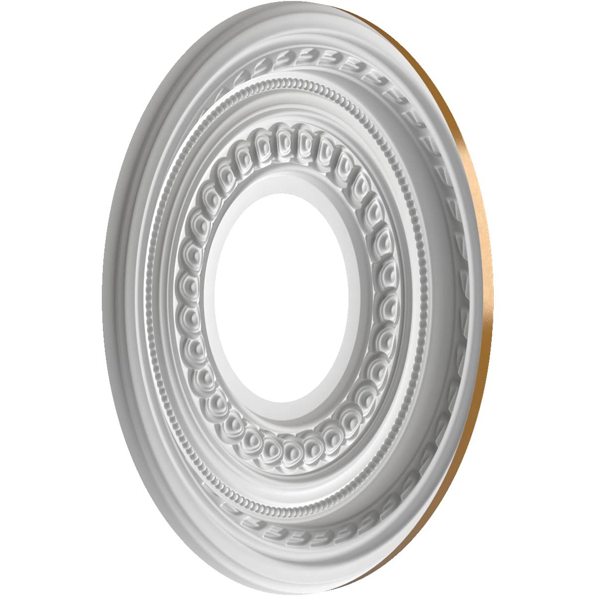 Ekena Millwork Cmp10Codvg Cole Thermoformed Pvc Ceiling Medallion (Fits Canopies Up To 4 1/4), 10Od X 3 1/2Id X 3/4P, Universal