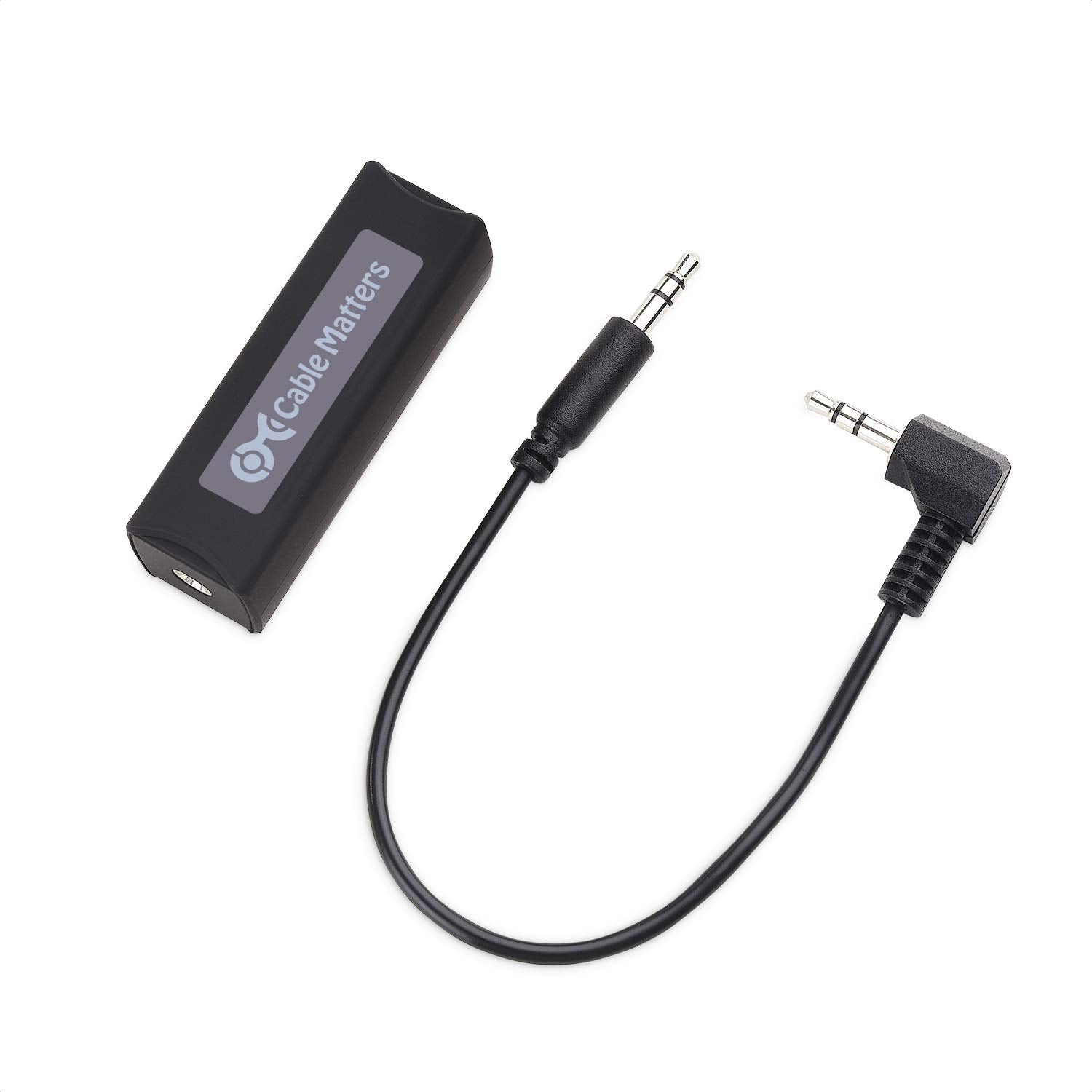 Cable Matters Ground Loop Isolator 3.5Mm Noise Isolator Hum Eliminator For Car Audio And More