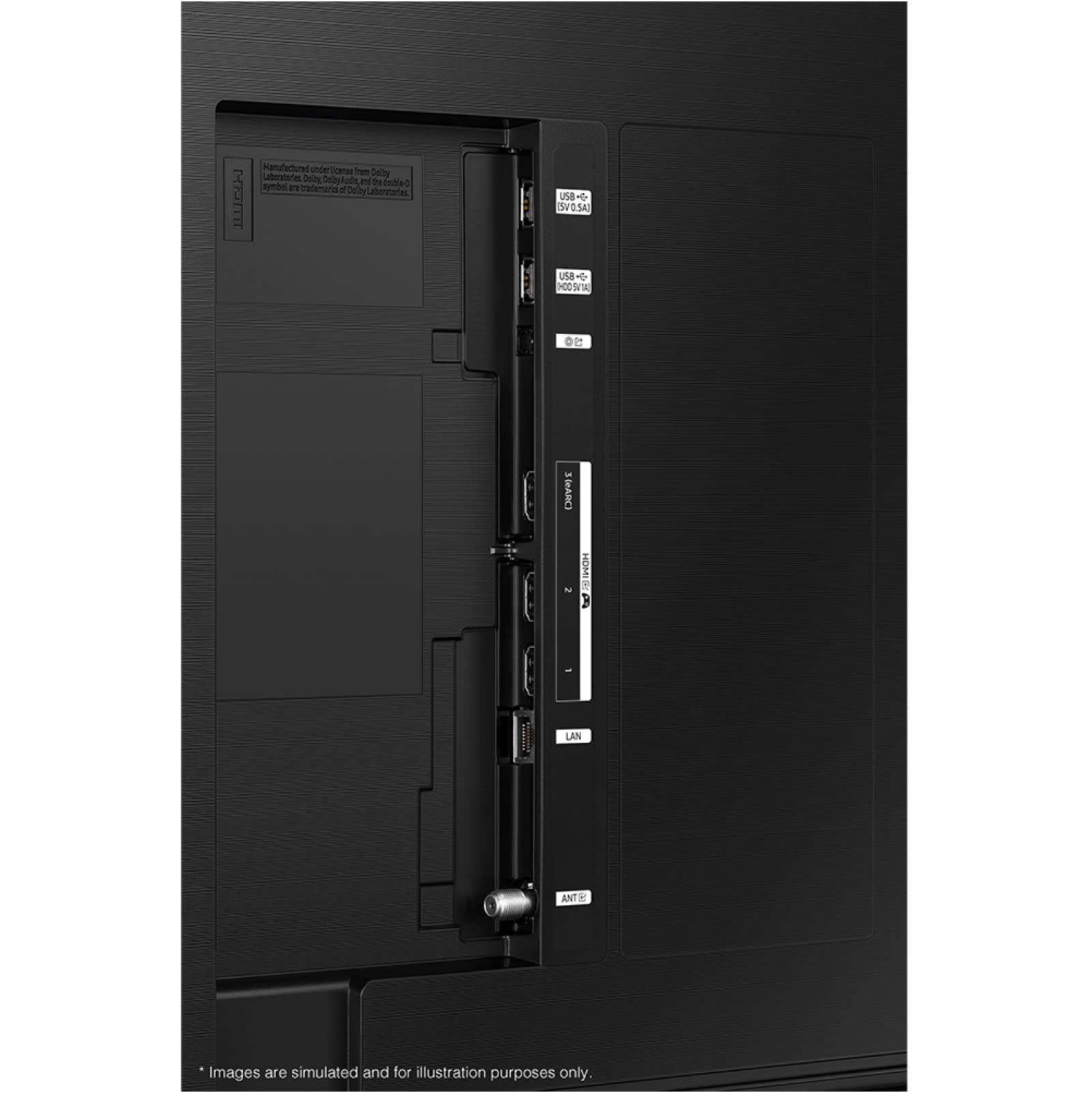 Samsung 75 Inch Class Crystal Uhd 4K Cu8000 Series Purcolor, Object Tracking Sound Lite, Q Symphony, Motion Xcelerator, Ultra Sl