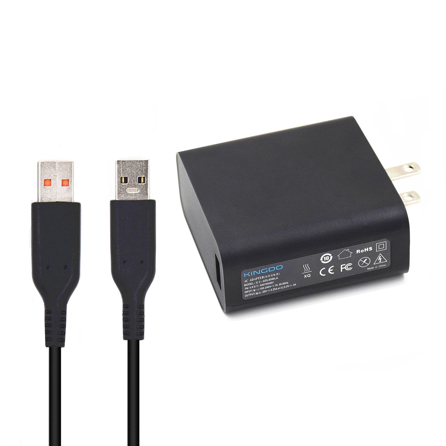 Ksw Kingdo Yoga Power Supply Adapter Charger Fit For Lenovo Yoga 900 700 900S 3 4 3 14 3 11 Pro 1370 1470 1170 900 13Isk 700 14Isk 700 11Isk 900 13Isk2 900 131Sk 900S 12Isk Model Laptop Power Charger