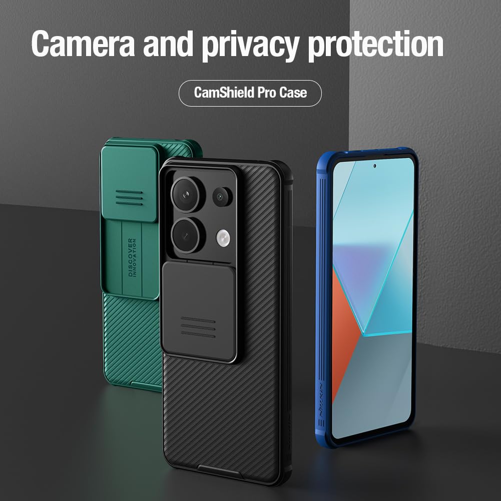 For Xiaomi Redmi Note 13 Pro/Poco X6 Case, Slim Case Protective Cover With Camera Protector Hard Pc Tpu Ultra Thin Anti Scratch