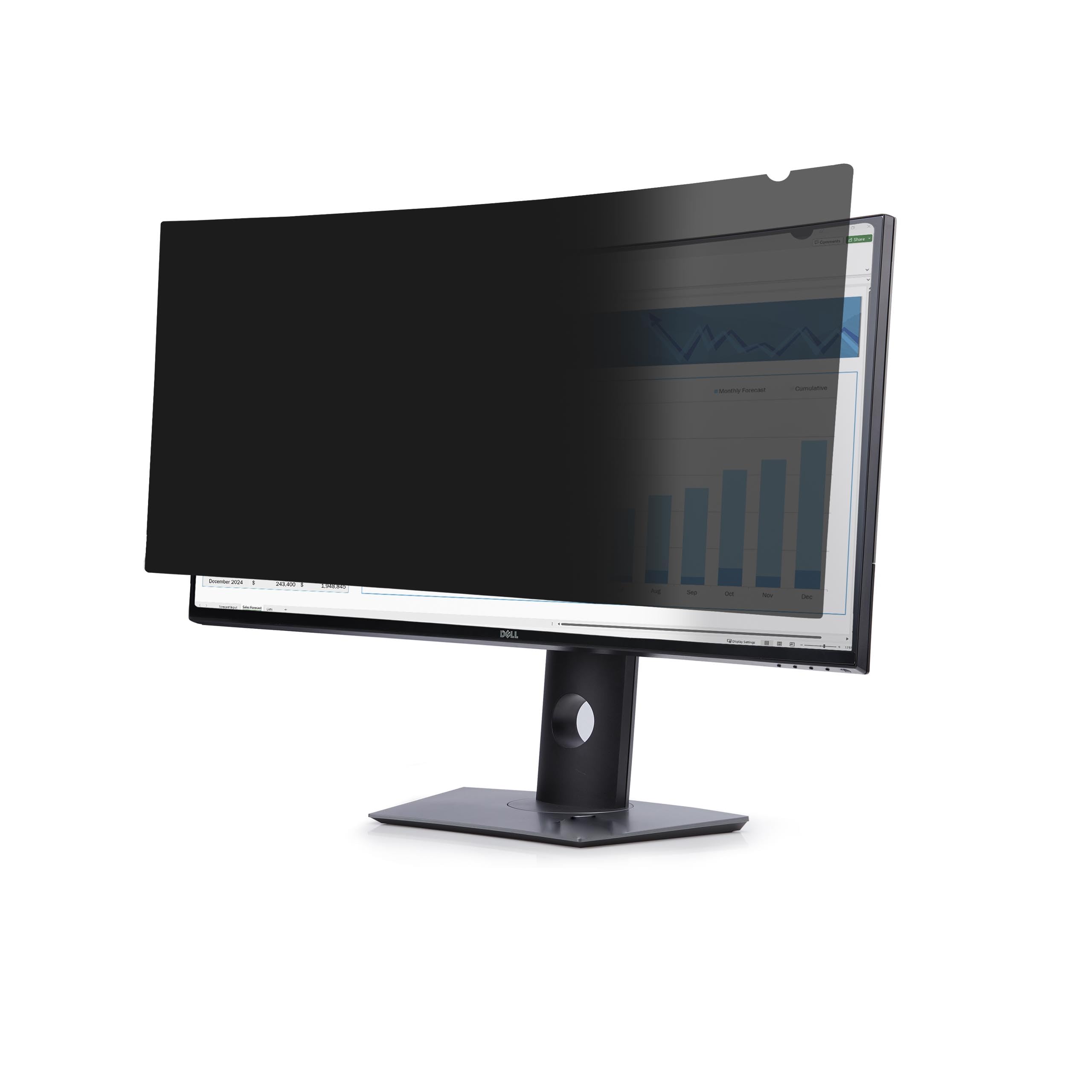 Privacy Screen For Dell P3424We Curved Ultrawide 21:9 Monitor,Double-Sided Filte