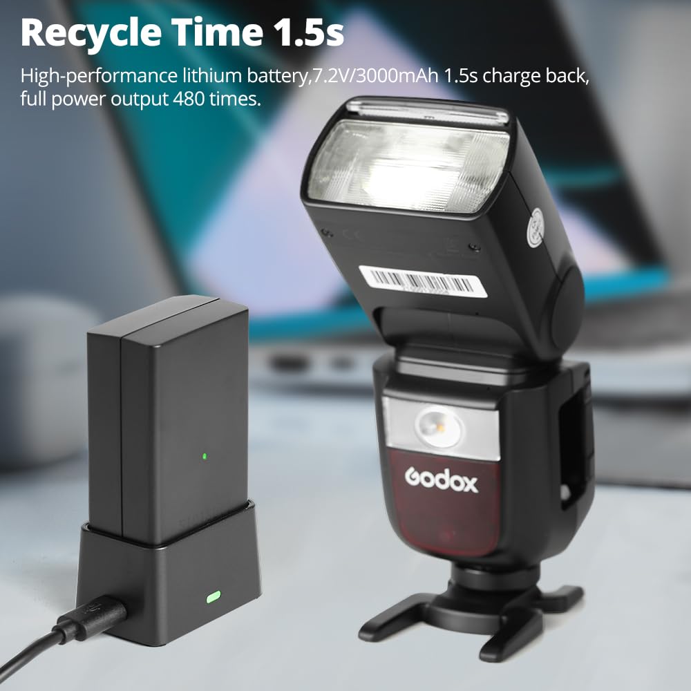 Godox V1 Battery Vb26 Vb26A Vb26B Li Ion Battery V1S V1N V1C V1F V1O V1 Flash And V860Iii V860Iii S V860Iii C V860Iii N V860Iii