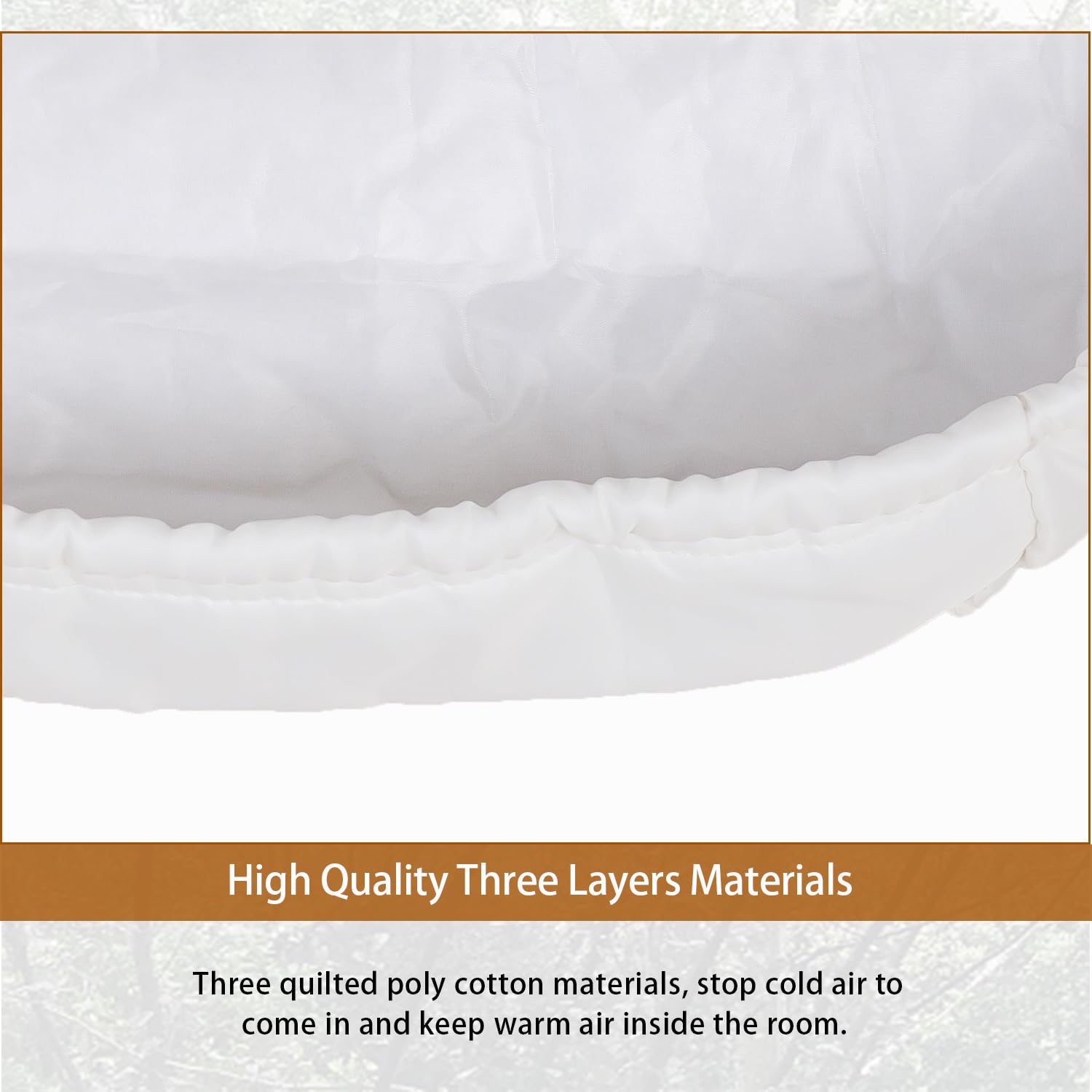 Air Conditioner Cover Indoor, Ac Covers For Inside Window Ac Unit Cover With Reinforced Elastic String, Double Insulation, 17X13