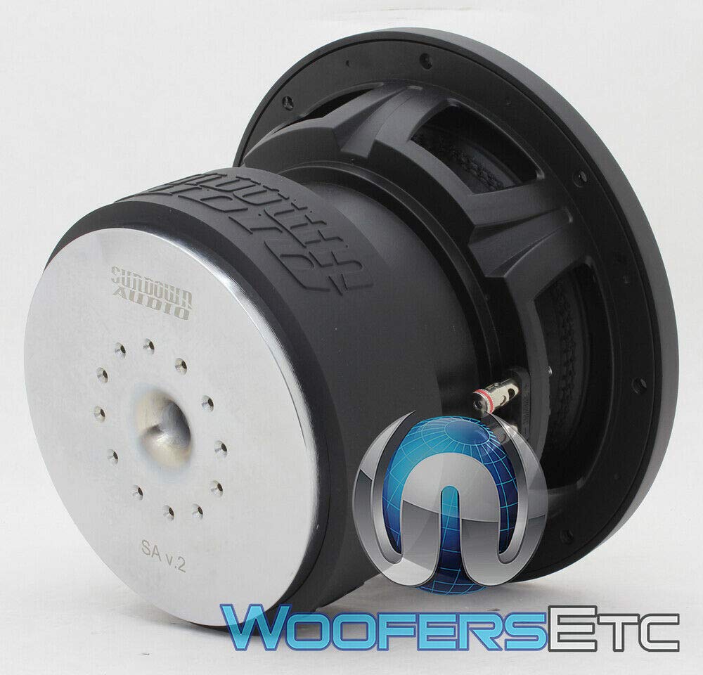 Sundown Audio SA-10 V.2 D2 10" Dual 2 OHM 1000W RMS Subwoofer - Aluminum & SPL Competition Grade Paper