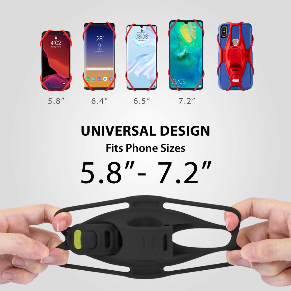 Bone Bike Tie 3, Universal Bike Phone Mount Holder For Handlebar, Bicycle Motorcycle Phone Holder For Iphone 13 12 Pro Max Mini