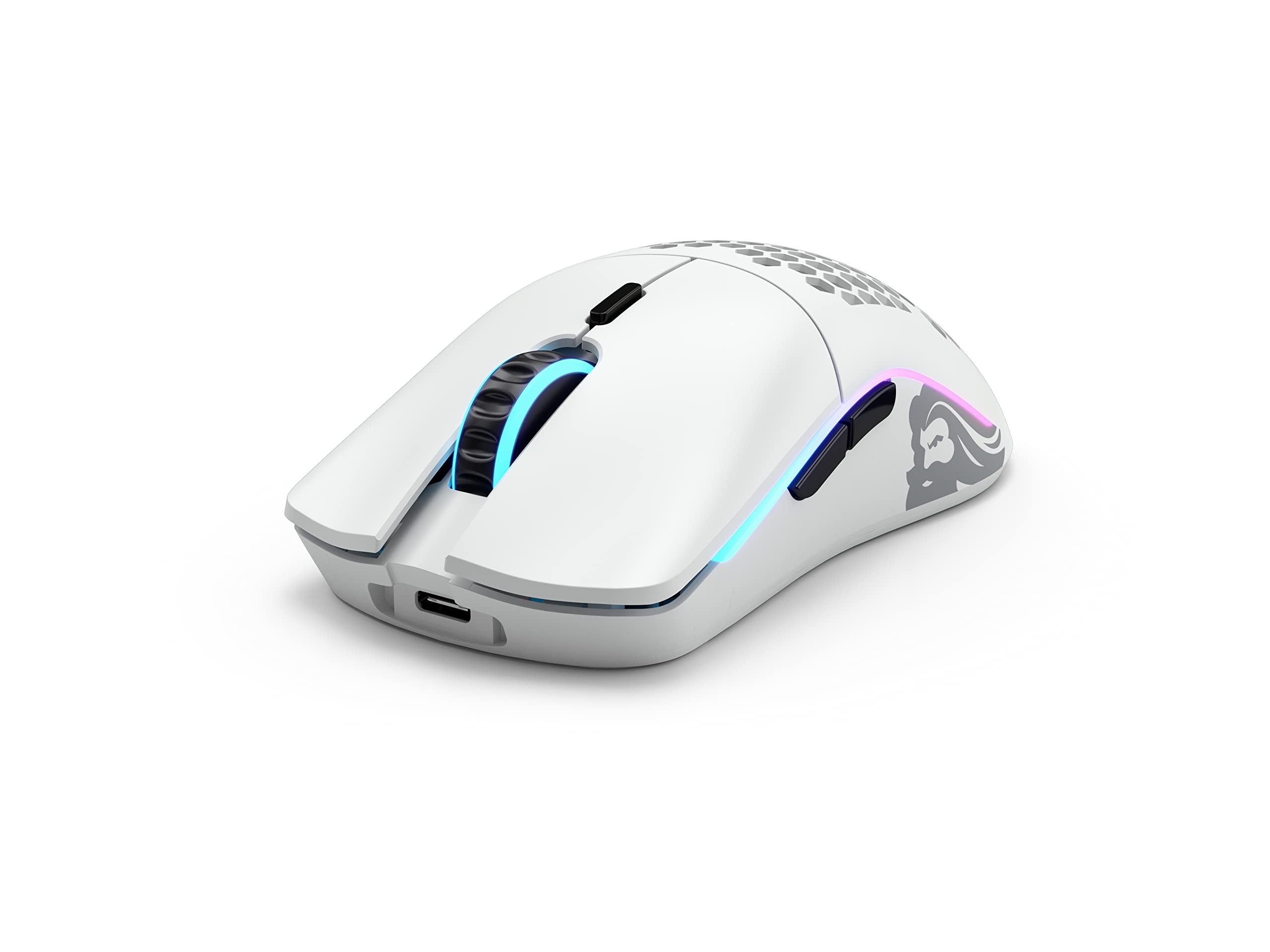 Glorious Model O Wireless Gaming Mouse   Superlight, 69G Honeycomb Design, Rgb, Ambidextrous, Lag Free 2.4Ghz Wireless, Up To 71