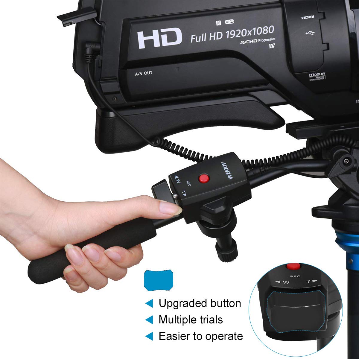 Camcorder Zoom Controller Lanc Video Camera Remote Control With 2.5Mm Jack Cable For Sony Nx5C 150P 190P 198P Canon Xl1S Xl2 Xm1