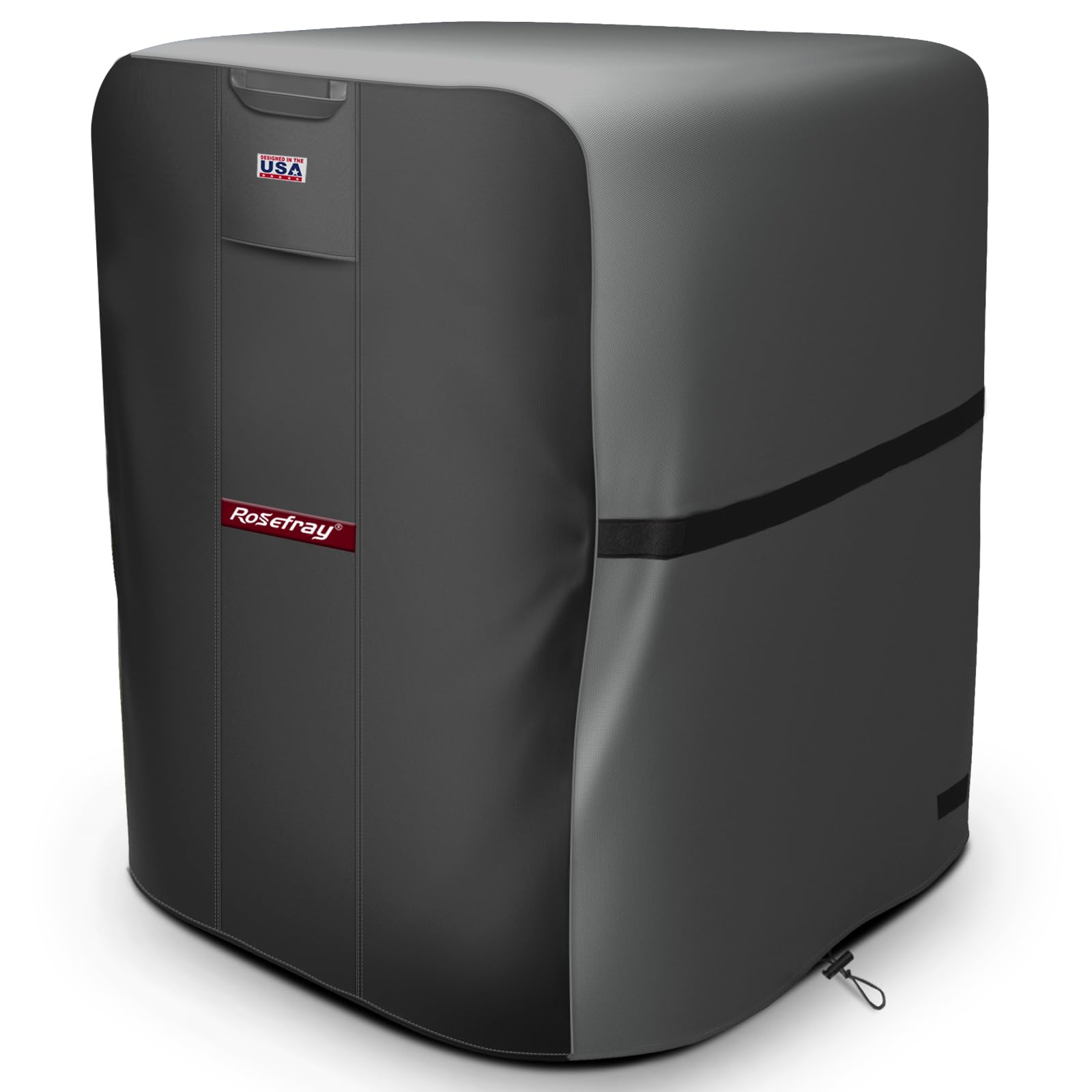 Rosefray Air Conditioner Cover Waterproof Ac Cover 600D Heavy Duty For Outside Units Durable Universal Sizes Square Fits Up To 3