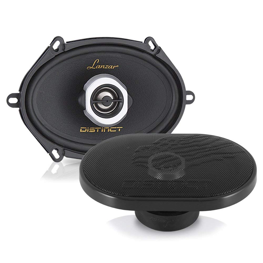 Lanzar 2 Way Universal Car Stereo Speakers   200W 5    X 7    / 6    X 8    Universal Oem Quick Replacement Component Speakers V